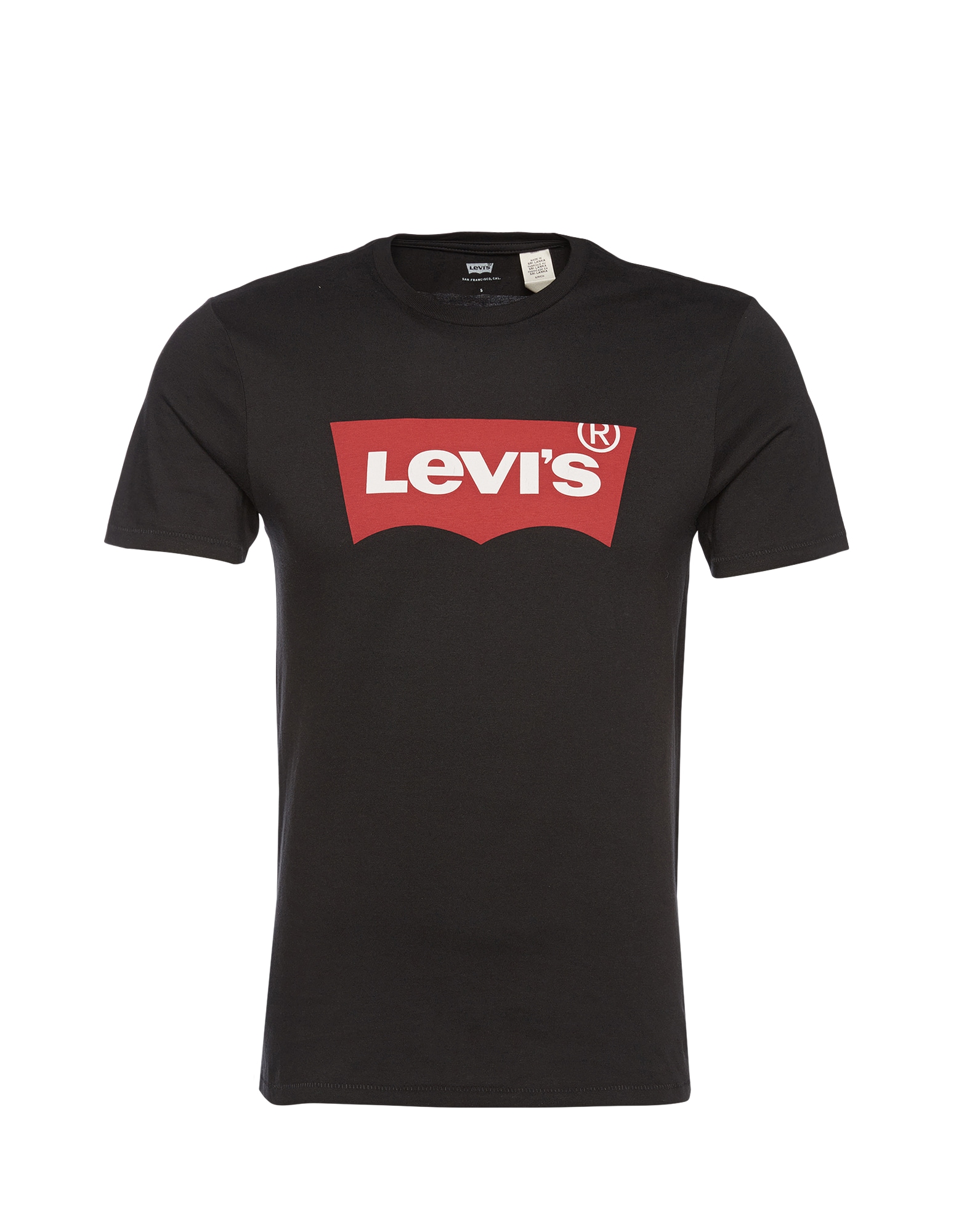 LEVI'S Póló 'Graphic'  fekete / piros