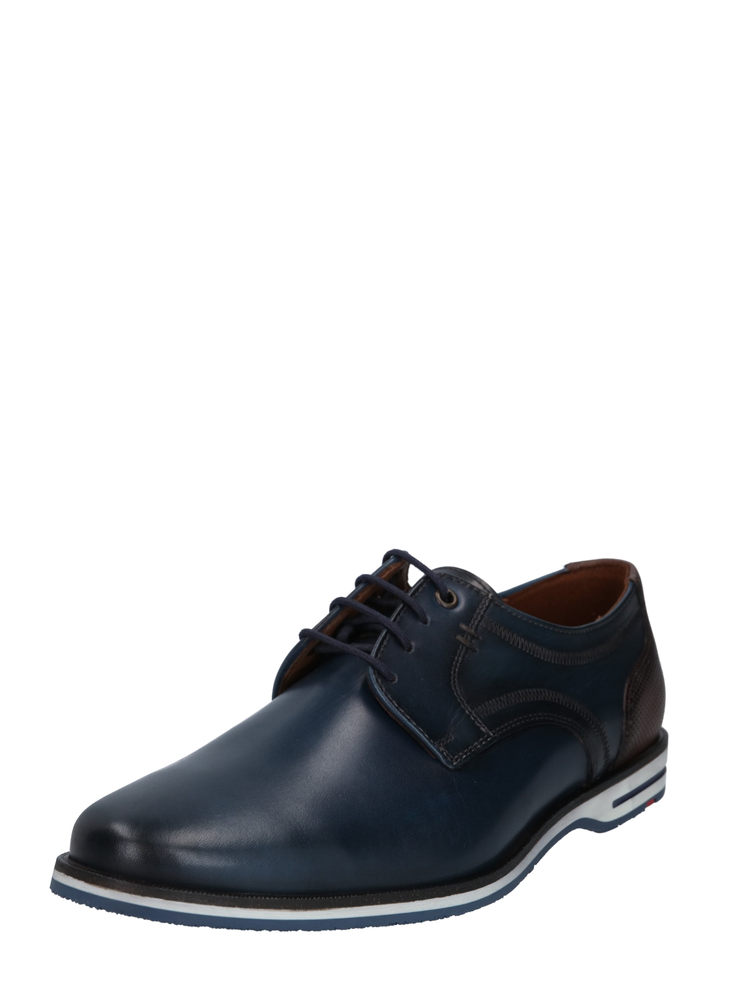 LLOYD Fűzős cipő 'Dragan'  sötét barna / tengerészkék