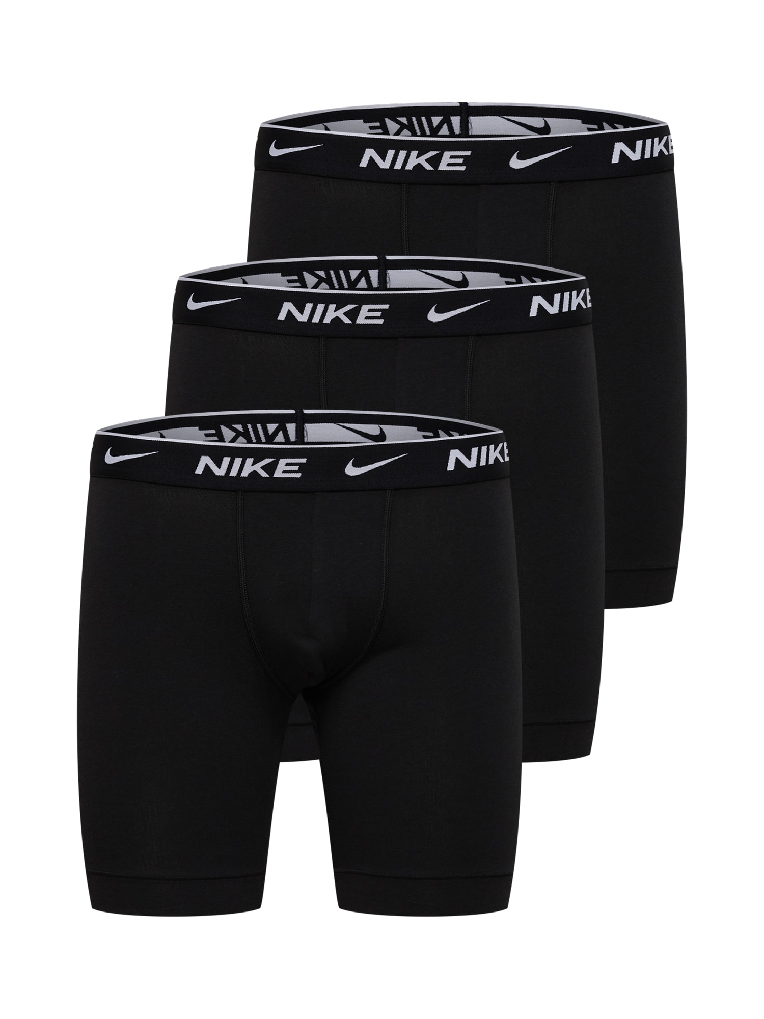 NIKE Sport alsónadrágok  fekete / fehér