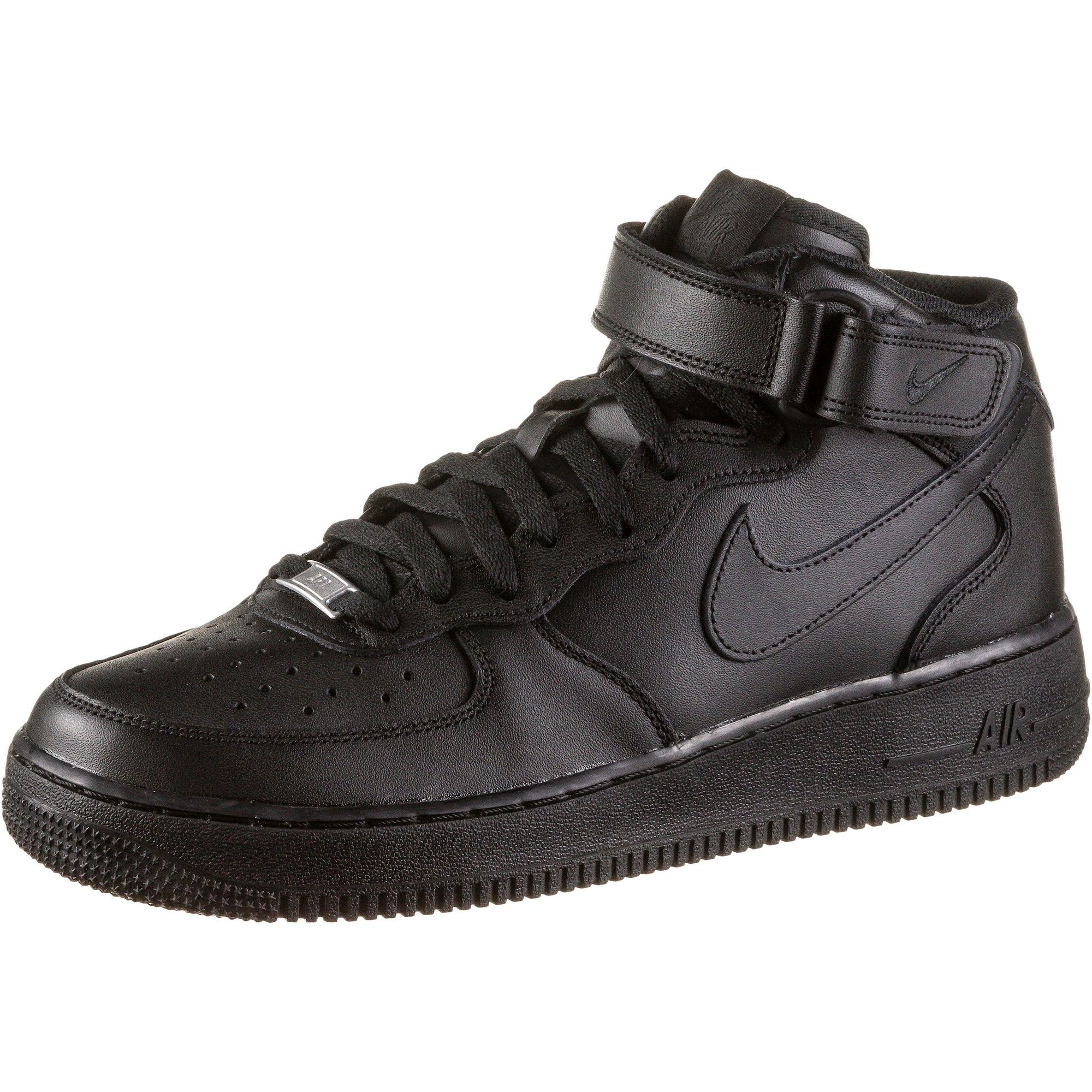 Nike Sportswear Magas szárú edzőcipők 'Air Force 1 Mid '07'  fekete