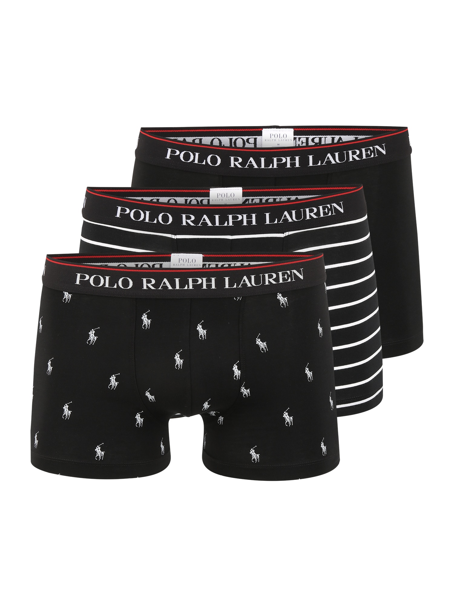 Polo Ralph Lauren Boxeralsók  fehér / piros / fekete