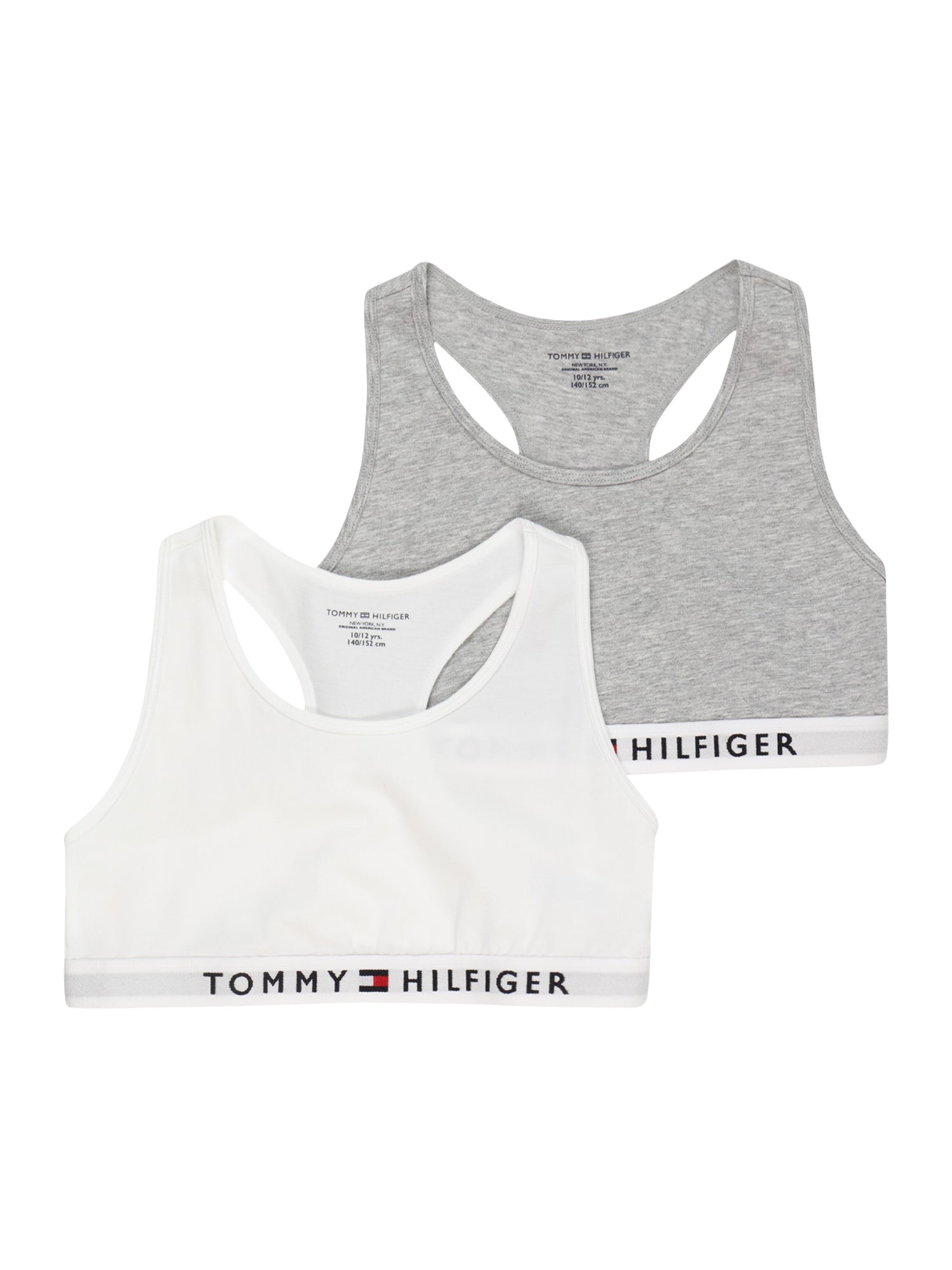 TOMMY HILFIGER Melltartó  fehér / szürke