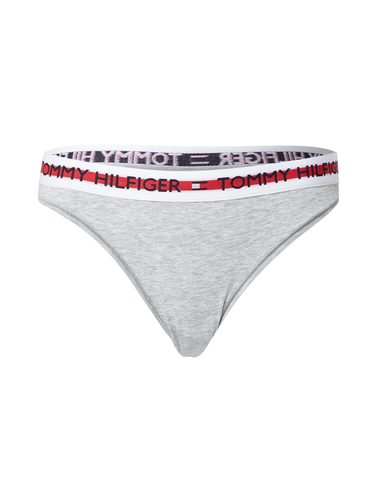 Tommy Hilfiger Underwear String bugyik  szürke / fehér / piros / tengerészkék
