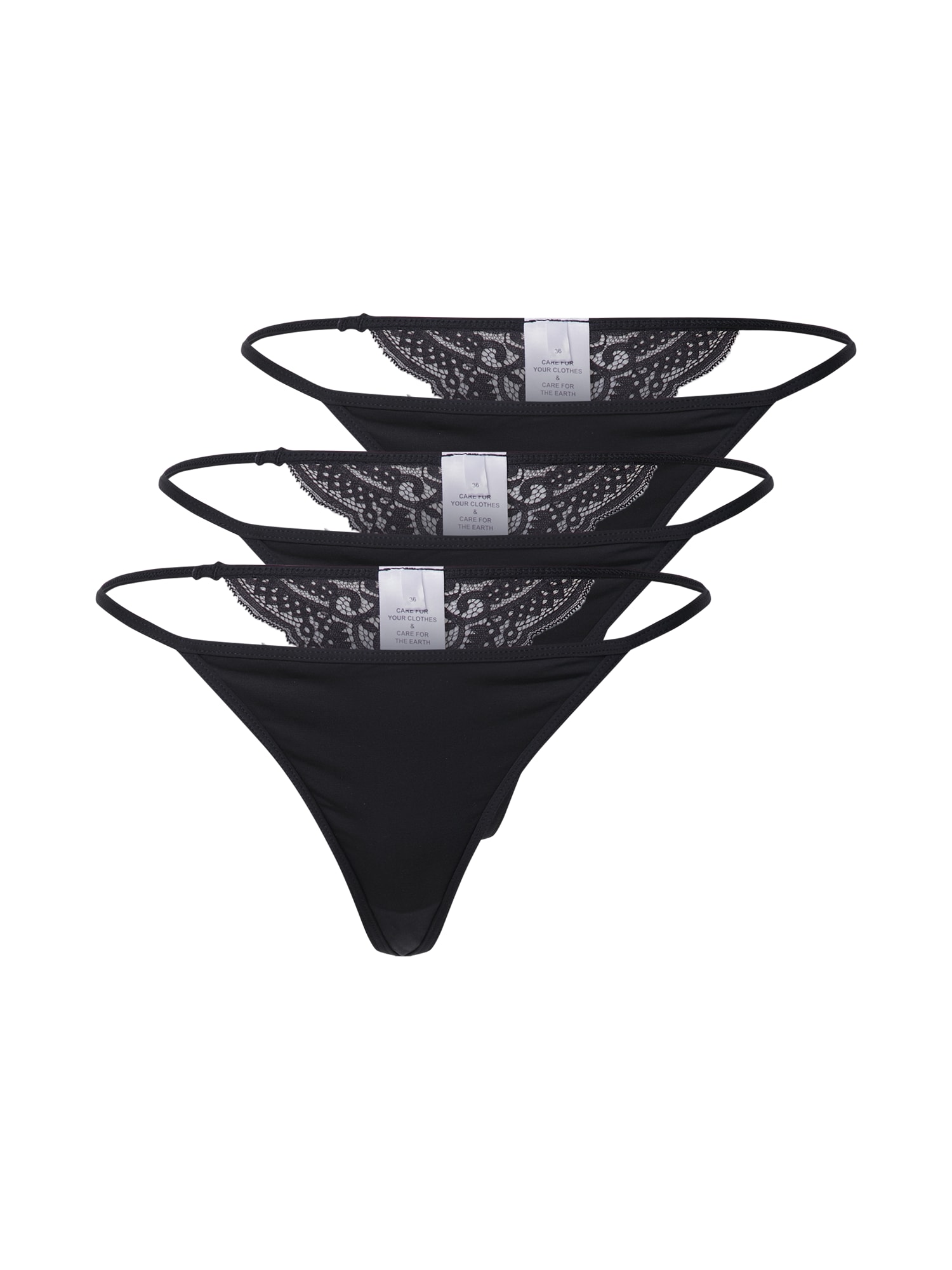 ABOUT YOU String bugyik 'Nicky Thong'  fekete