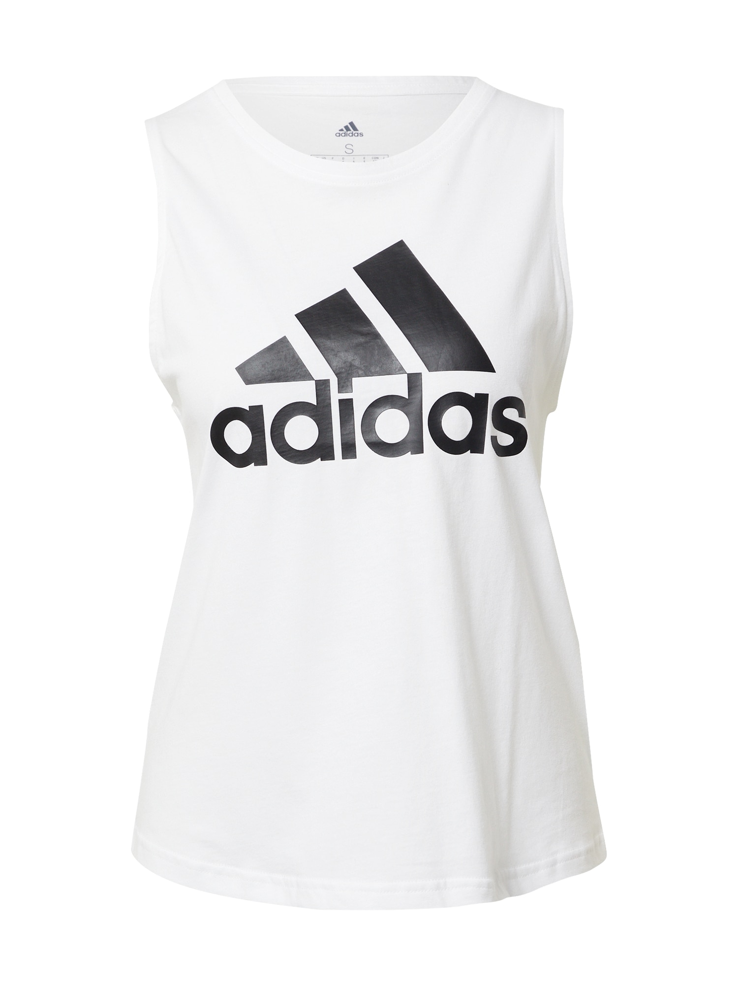 ADIDAS PERFORMANCE Sport top  fekete / fehér