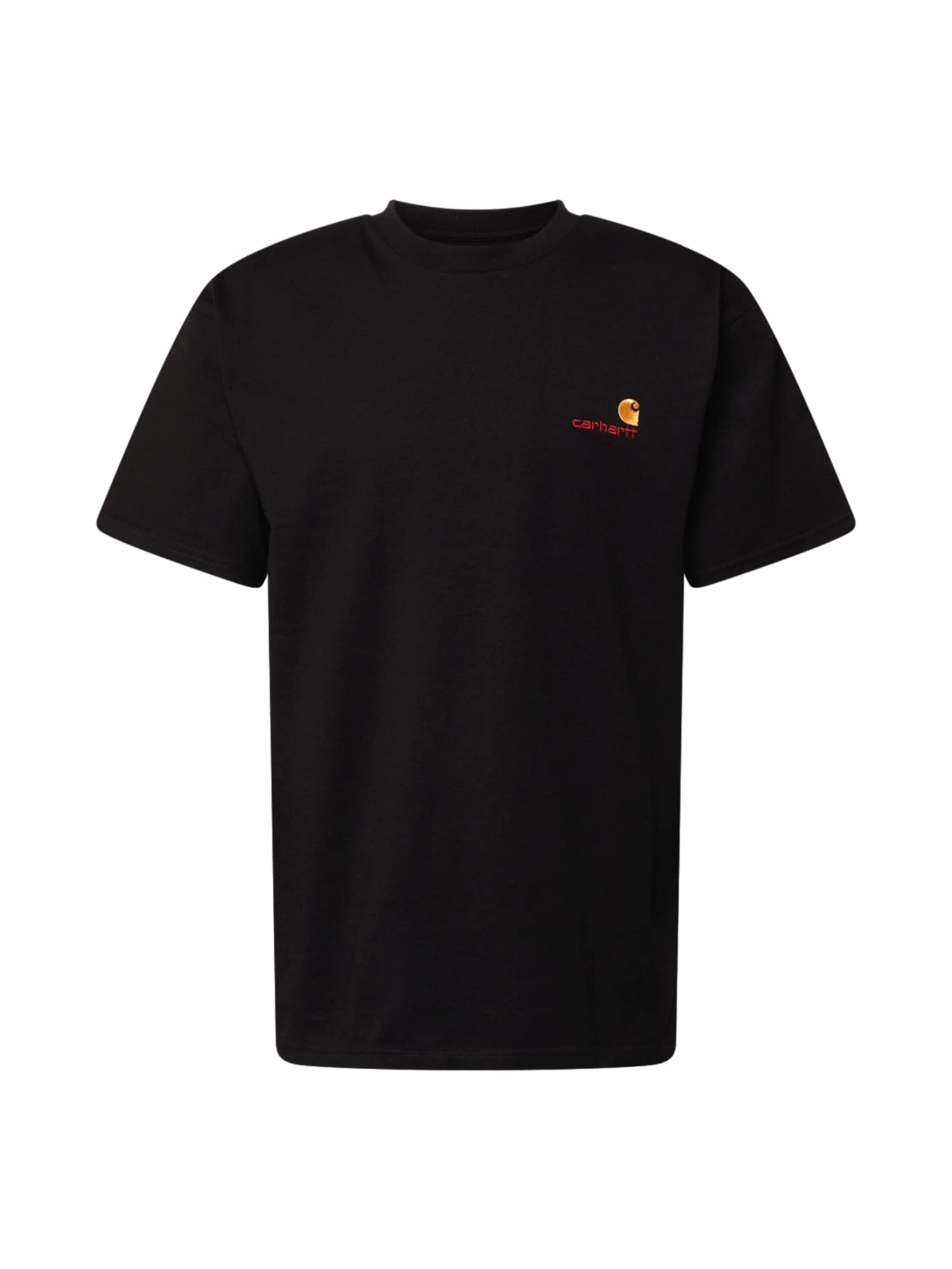 Carhartt WIP Póló 'S/S American Script T-Shirt'  fekete