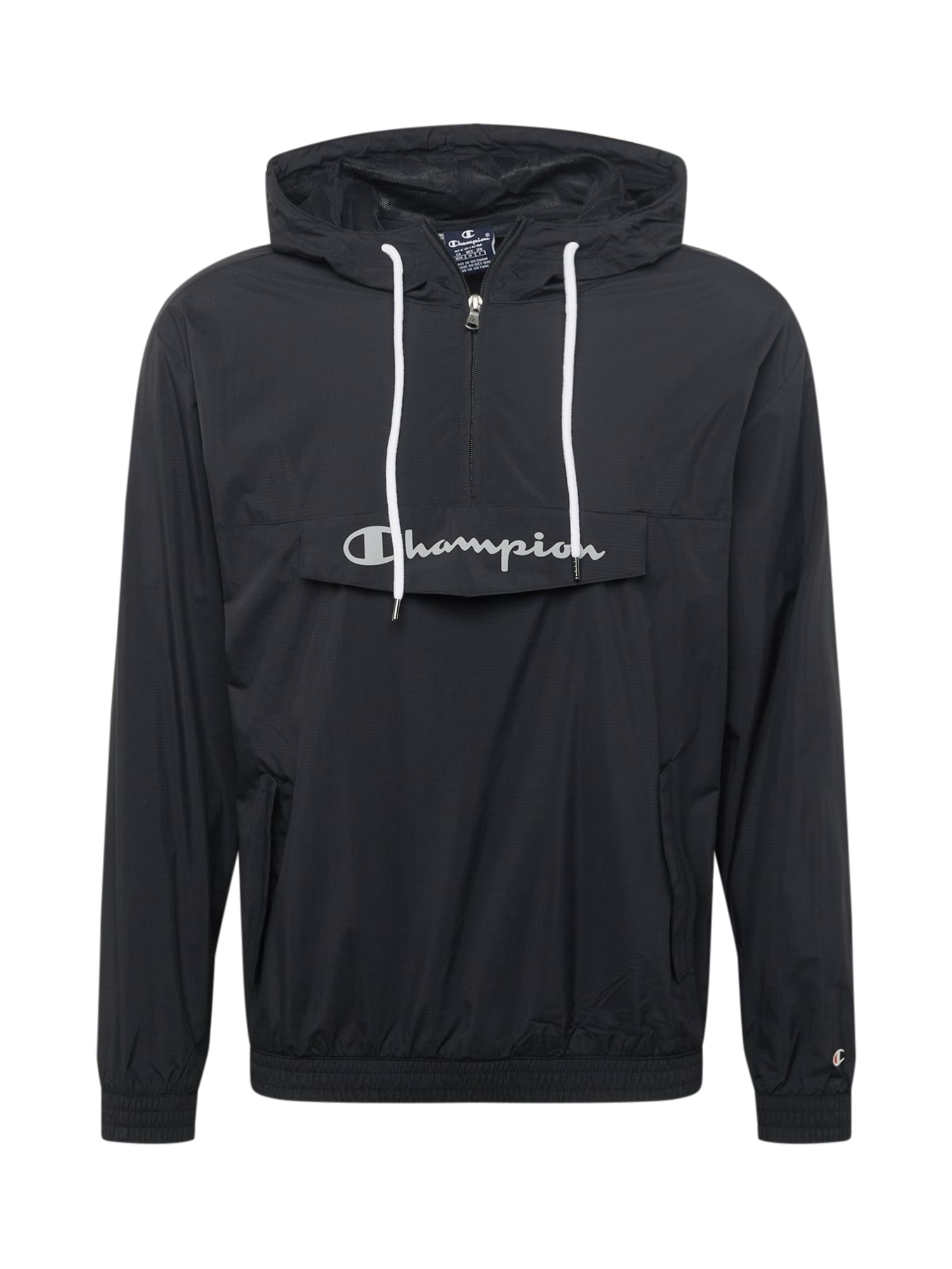 Champion Authentic Athletic Apparel Átmeneti dzseki  fekete / szürke
