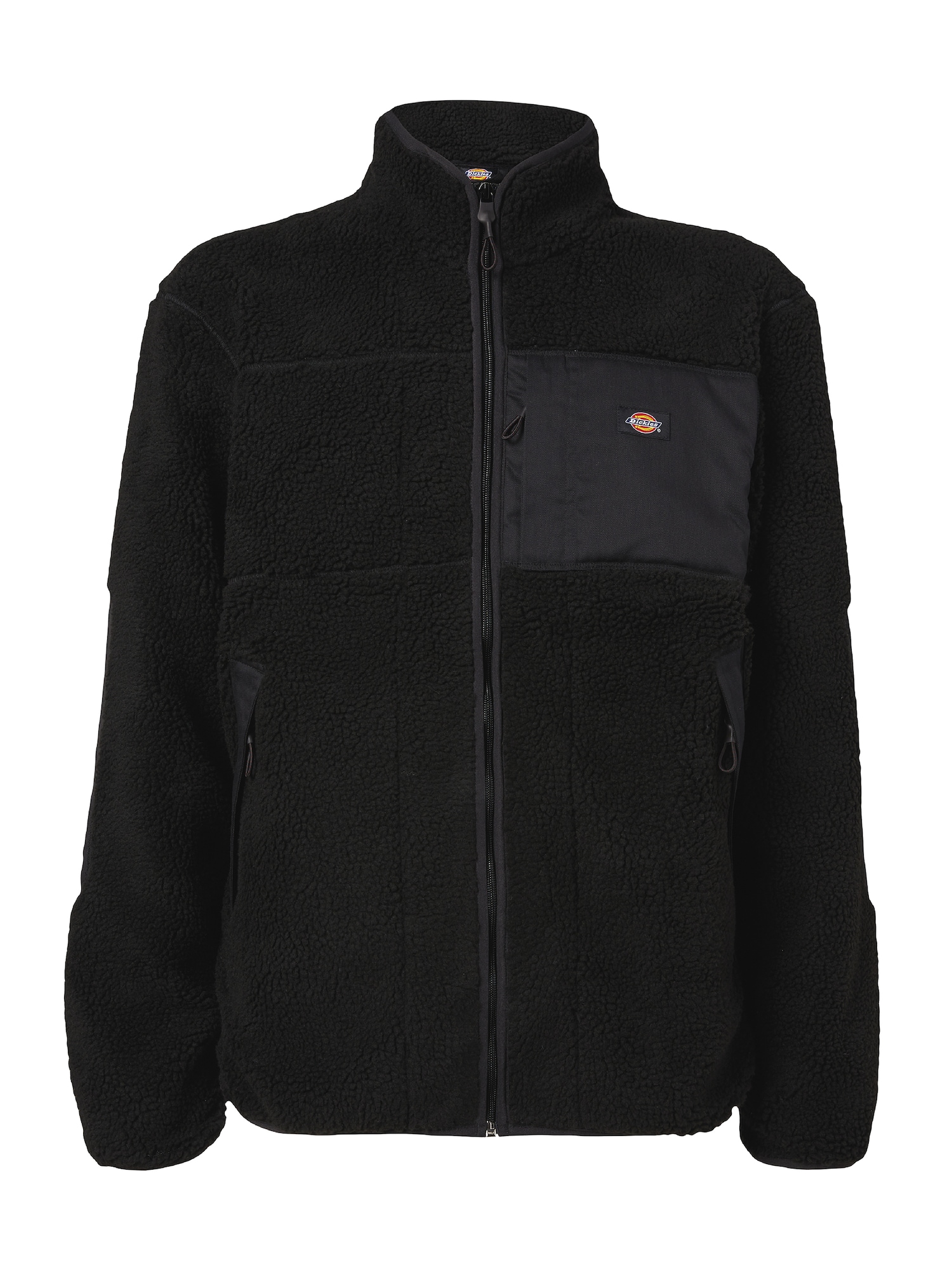 DICKIES Polár dzseki 'Red Chute'  fekete / fehér / piros / tengerészkék / sárga