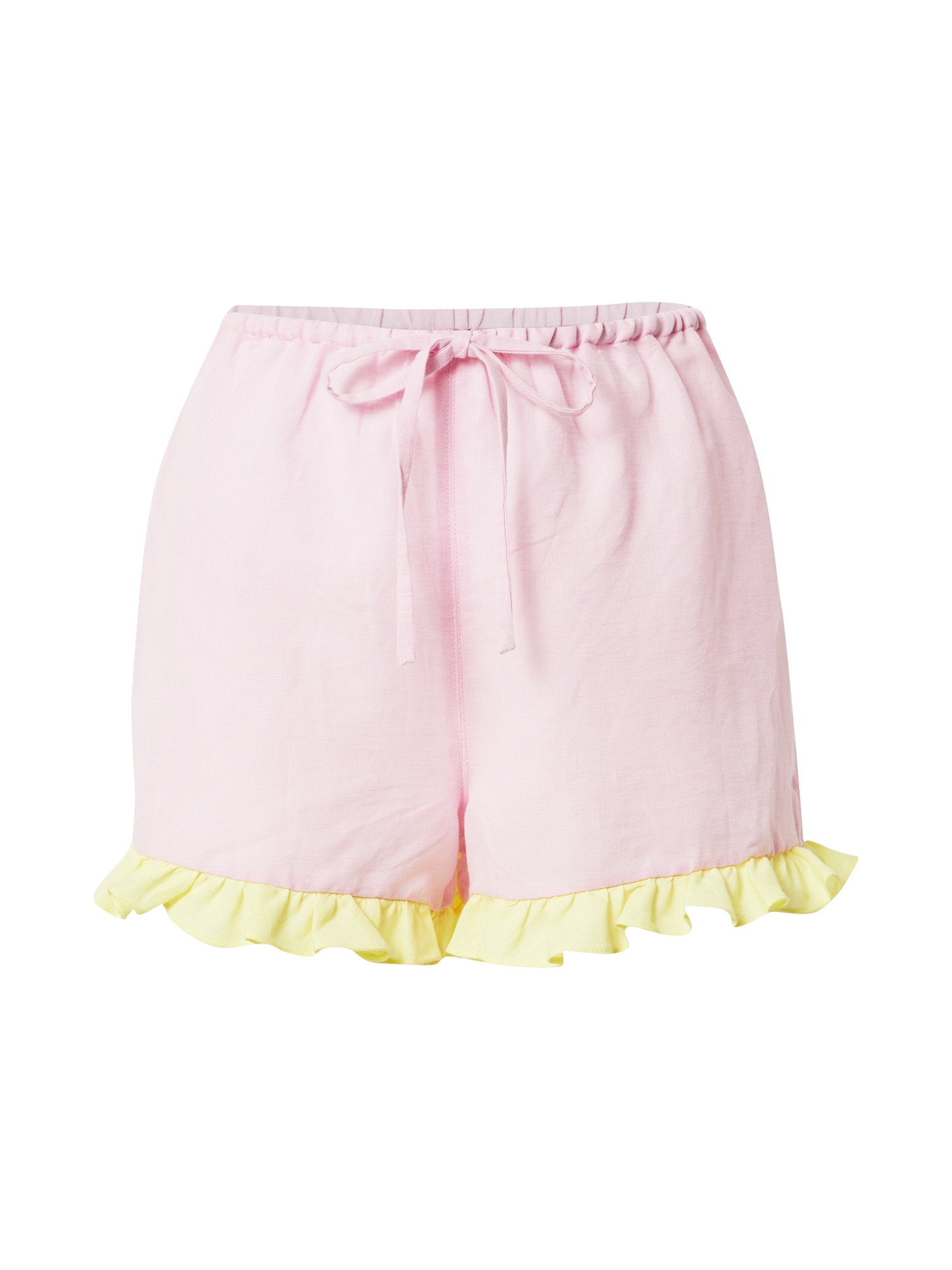 Dora Larsen Pizsama nadrágok 'EMELIE'  rózsaszín / sárga