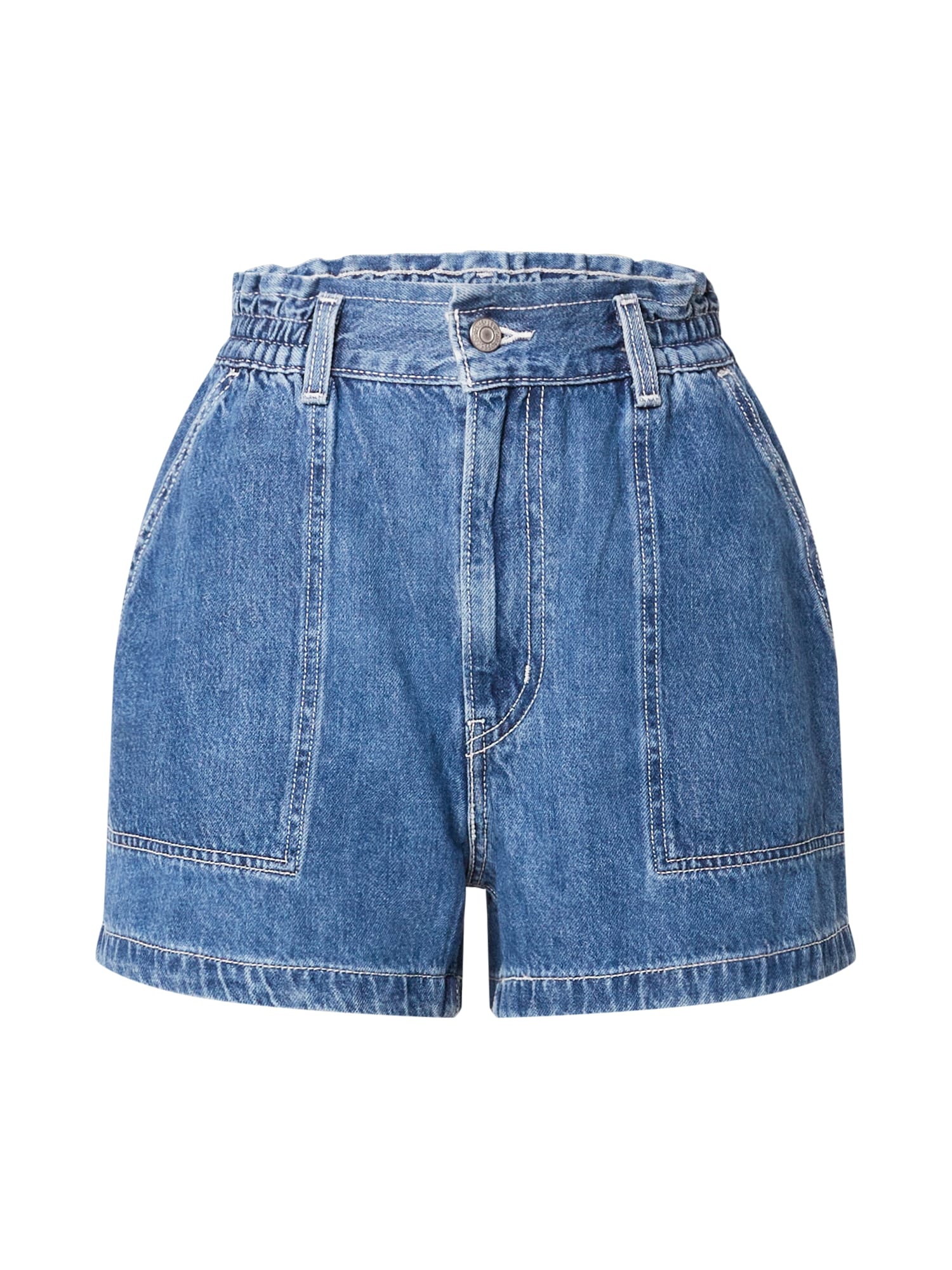 LEVI'S Farmer 'HIGH WAIST A LINE SHORT'  kék farmer