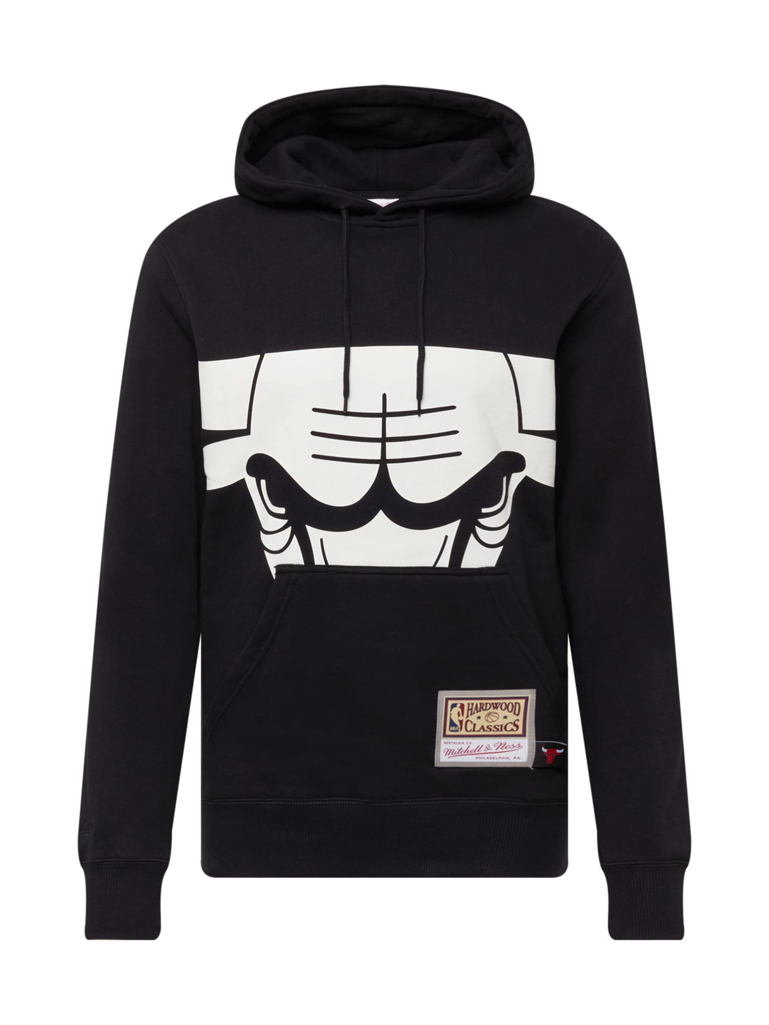 Mitchell & Ness Tréning póló 'BIG FACE 3.0 '  fekete / fehér