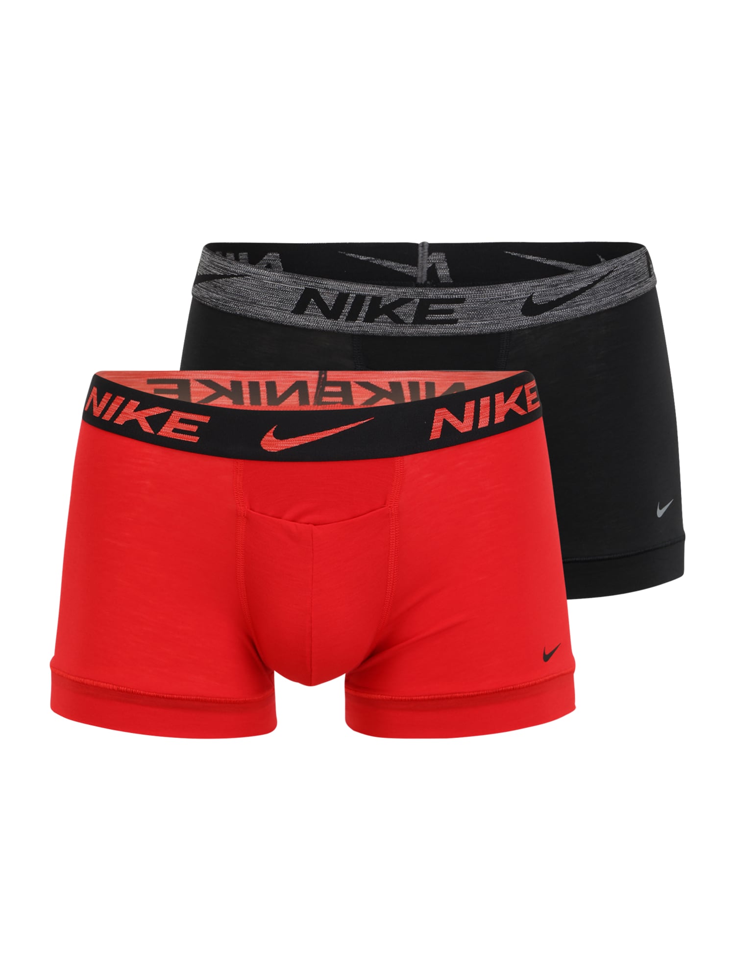 NIKE Sport alsónadrágok  piros / fekete / szürke melír