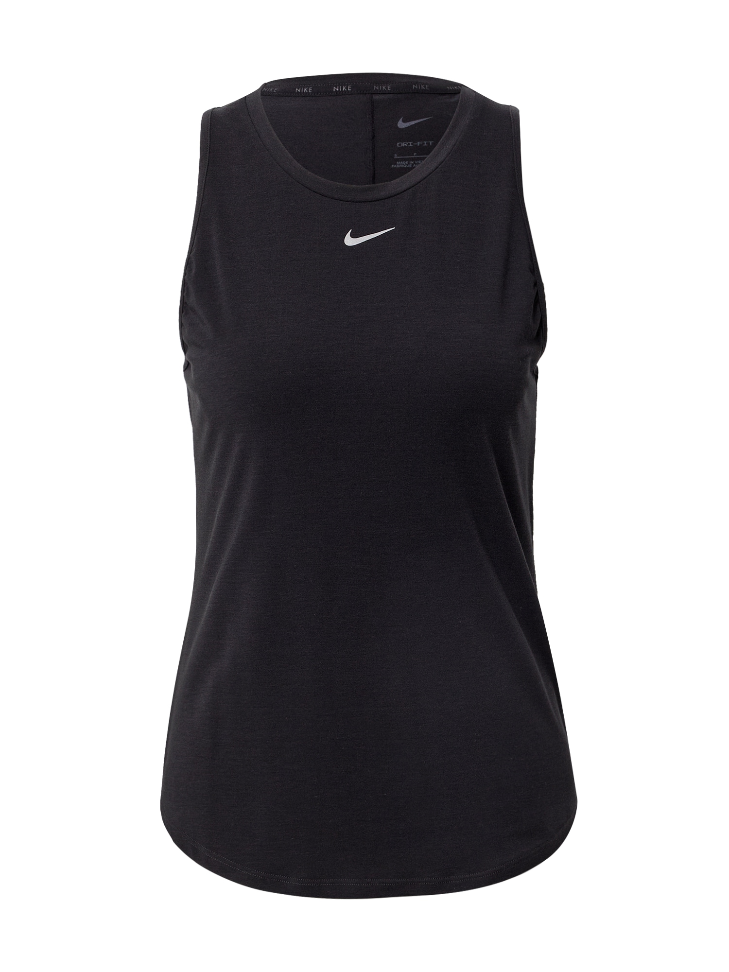 NIKE Sport top  fekete / fehér