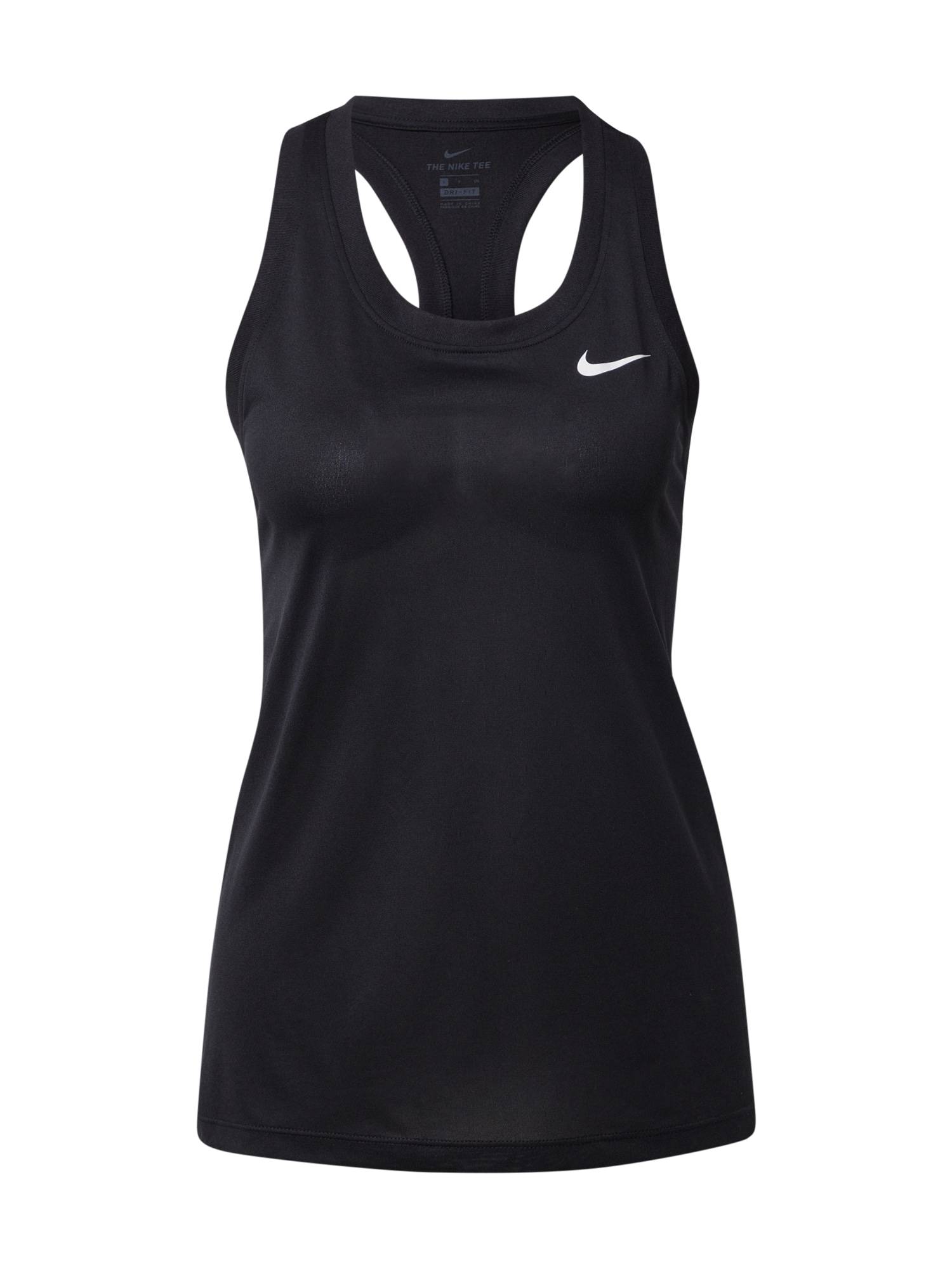 NIKE Sport top  fekete / fehér