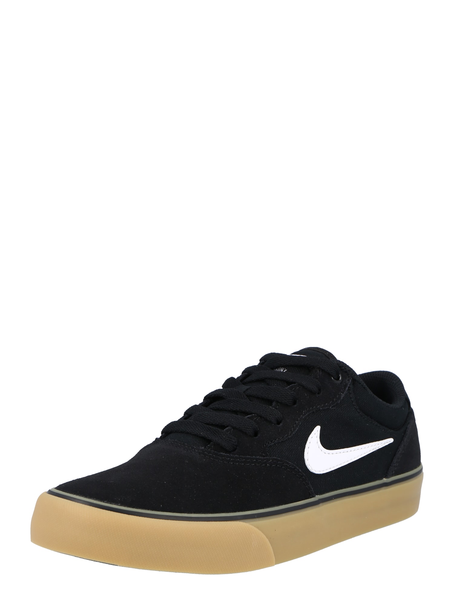 Nike SB Rövid szárú edzőcipők 'Chron 2'  fekete / fehér