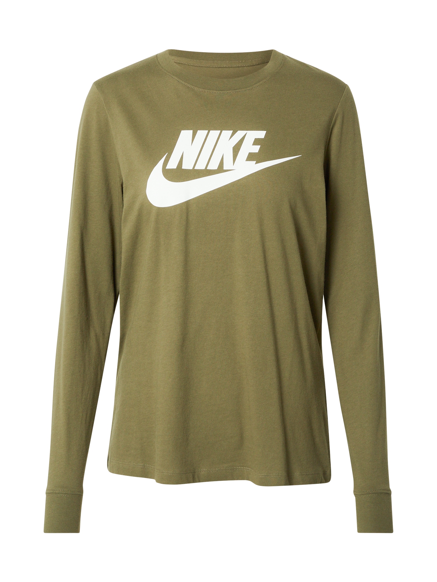 Nike Sportswear Póló  olíva / fehér