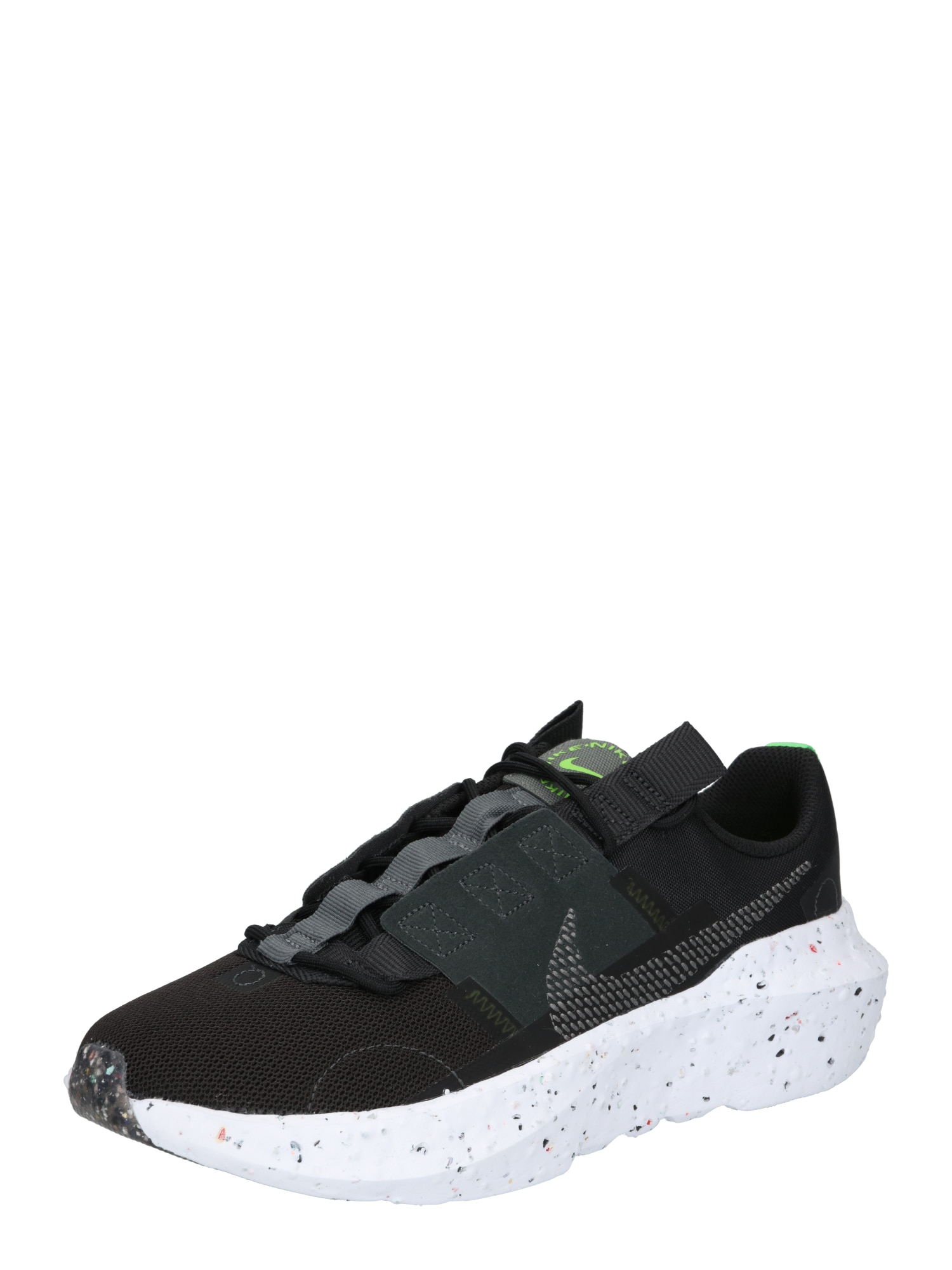 Nike Sportswear Rövid szárú edzőcipők 'Crater'  fekete / bazaltszürke