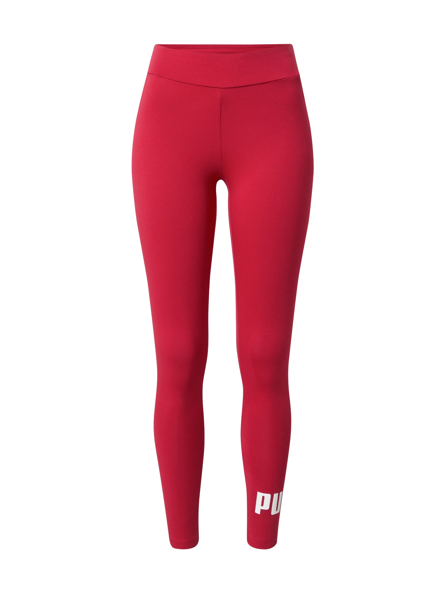 PUMA Leggings  cseresznyepiros / fehér