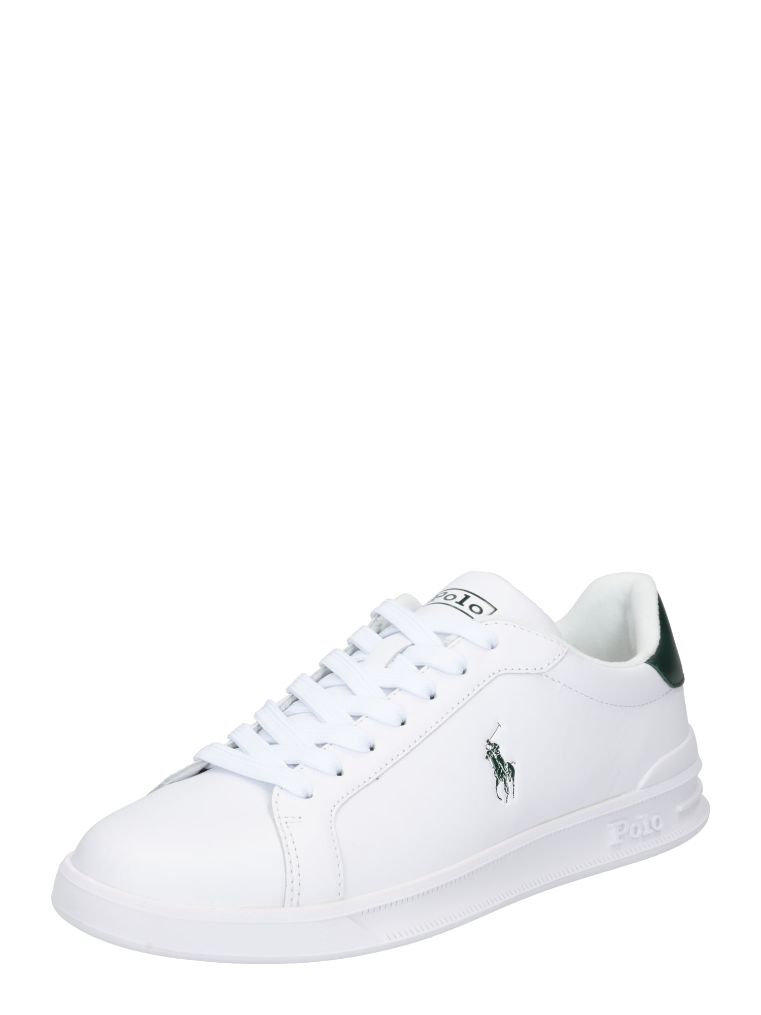 Polo Ralph Lauren Rövid szárú edzőcipők 'HRT CT II-SNEAKERS-ATHLETIC SHOE'  fehér / zöld