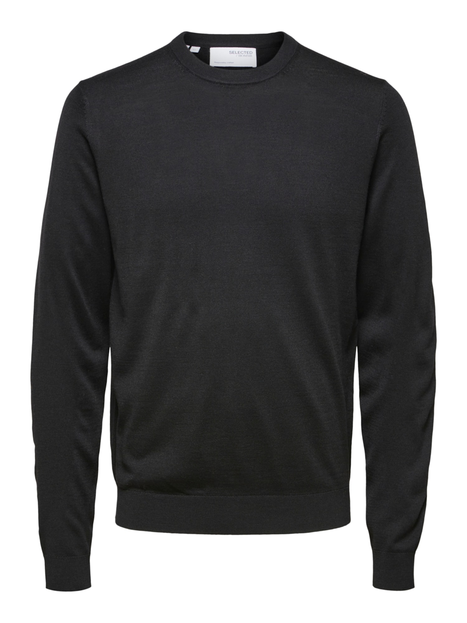 SELECTED HOMME Pulóver 'Town'  fekete