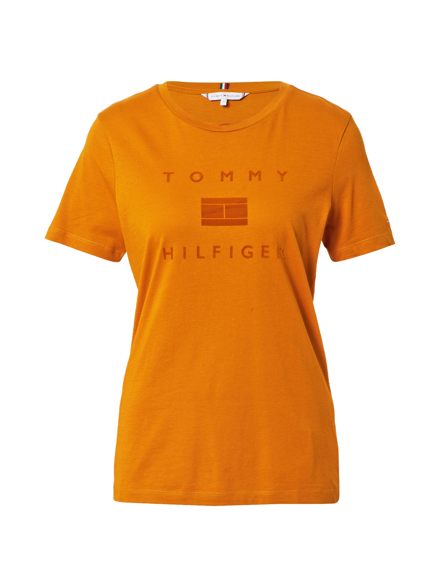 TOMMY HILFIGER Póló  sötét narancssárga / narancs
