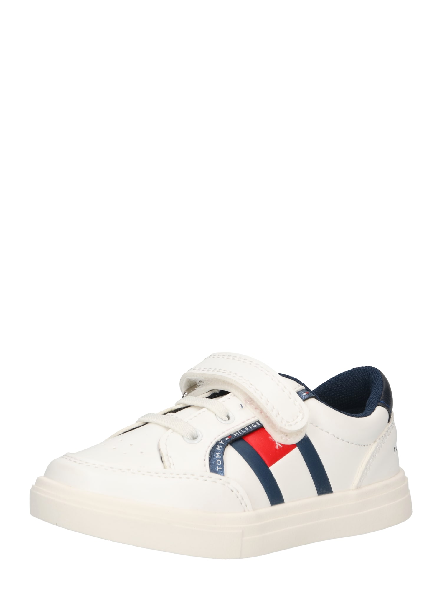 TOMMY HILFIGER Sportcipő  fehér / tengerészkék / piros