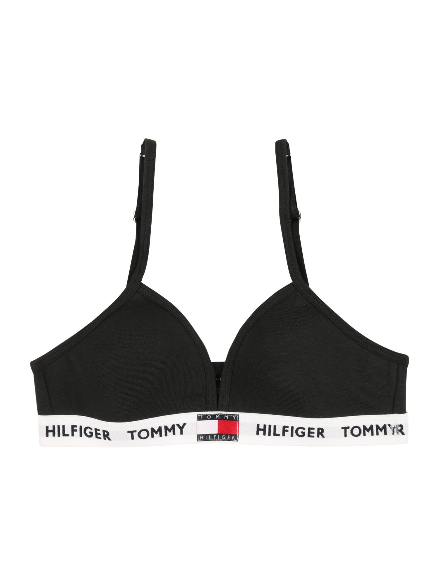 Tommy Hilfiger Underwear Melltartó  fekete / fehér / piros