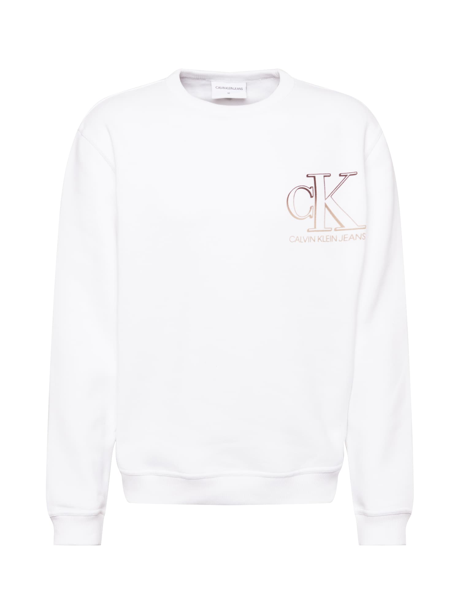 Calvin Klein Jeans Tréning póló  fehér / bézs / khaki