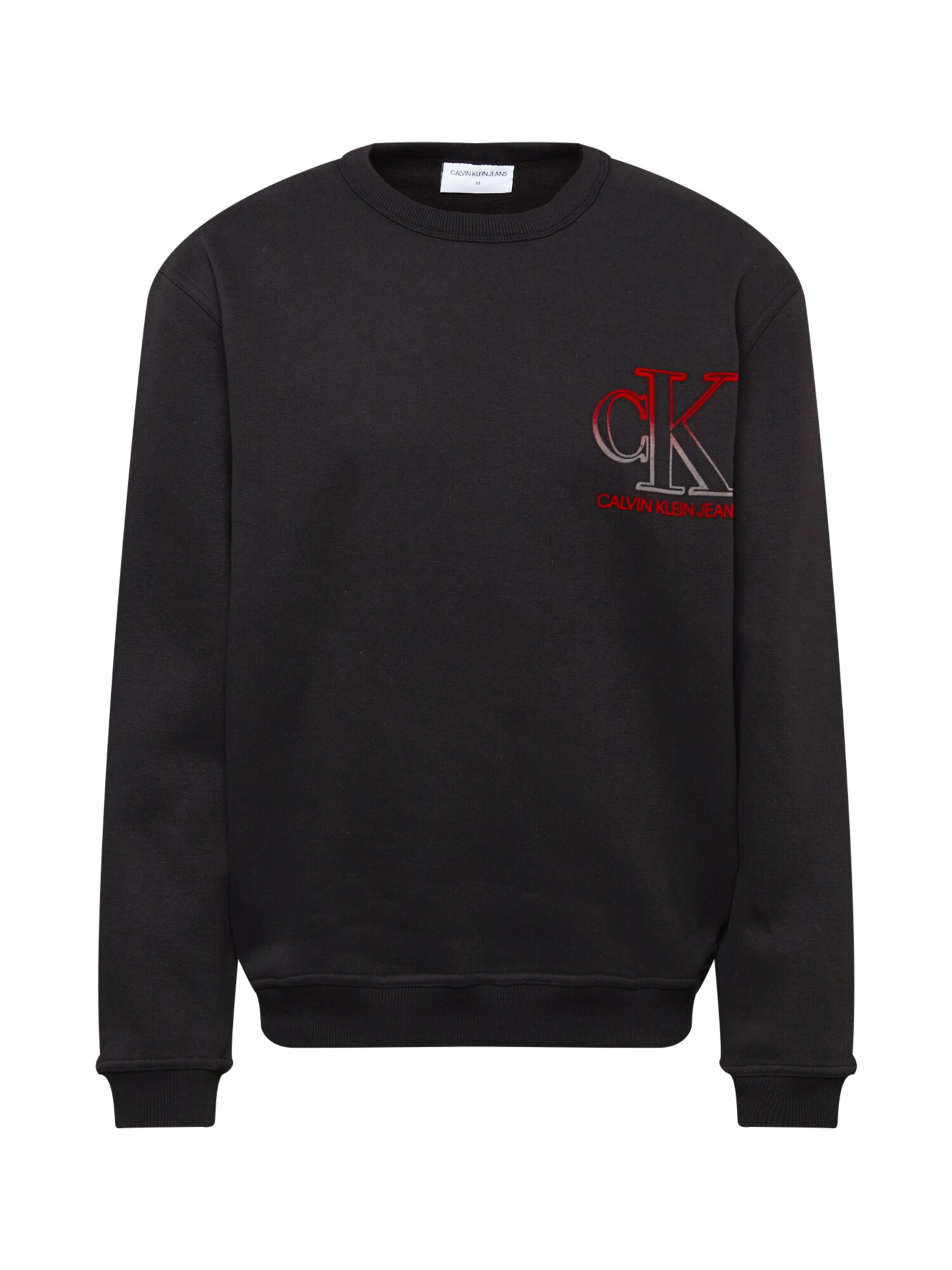 Calvin Klein Jeans Tréning póló  fekete / szürke / piros