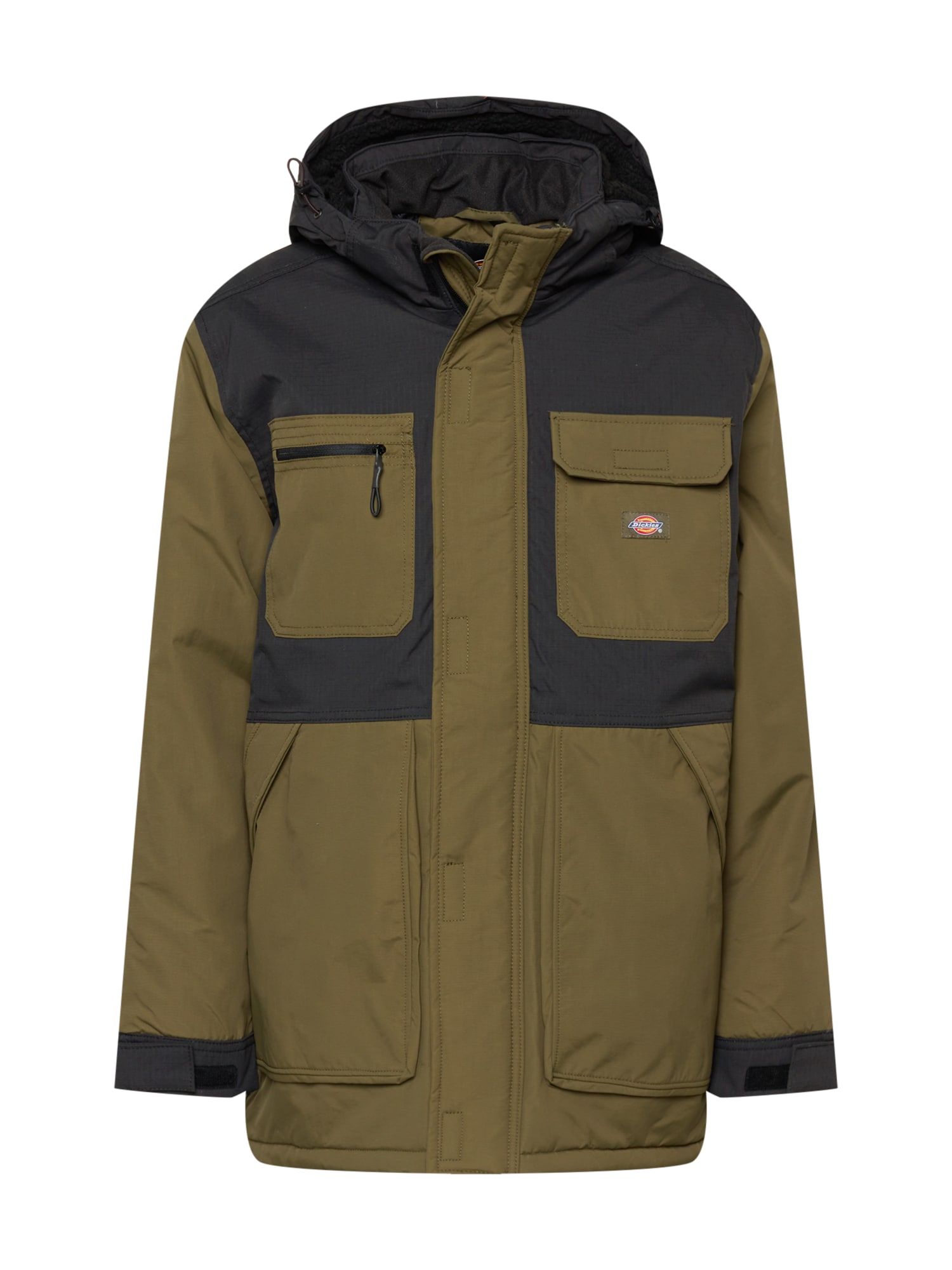 DICKIES Átmeneti parka 'GLACIER'  olíva / fekete