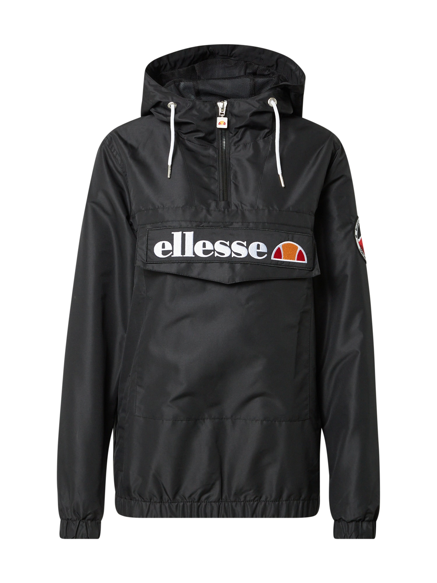 ELLESSE Átmeneti dzseki 'Montez'  fekete / fehér / narancs / piros