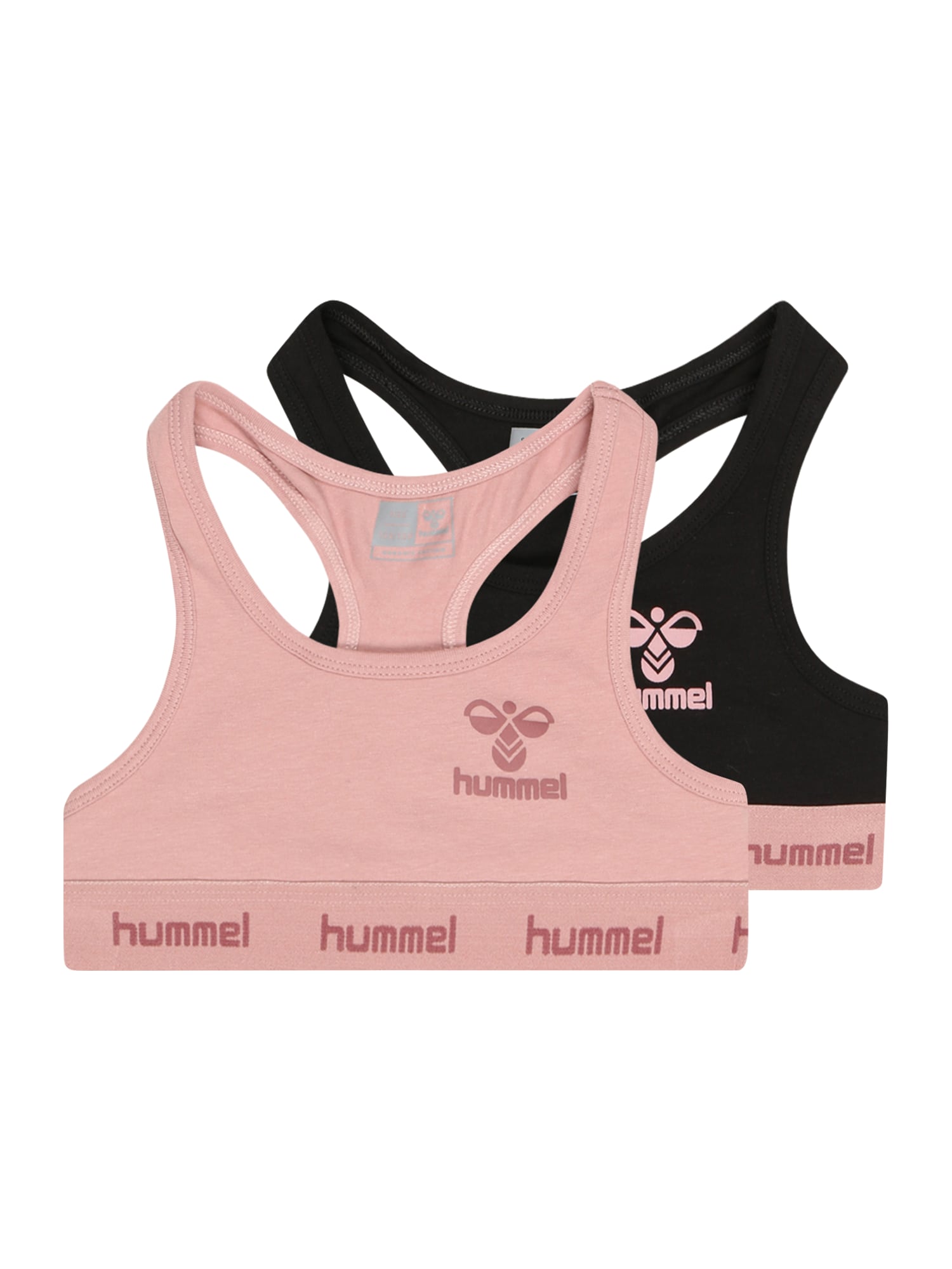 Hummel Sport top 'CAROLINA'  rózsaszín / fekete