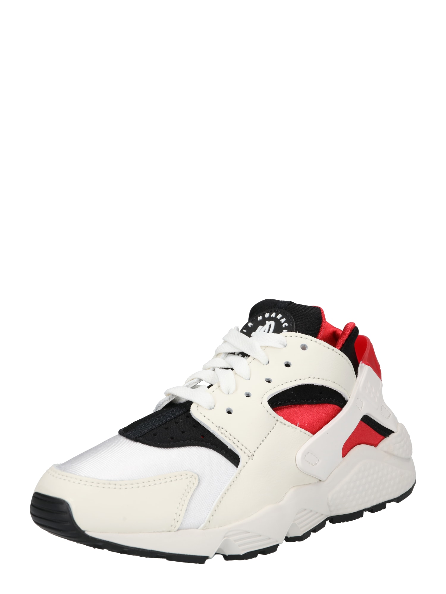 Nike Sportswear Rövid szárú edzőcipők 'Huarache'  fehér / fekete / piros