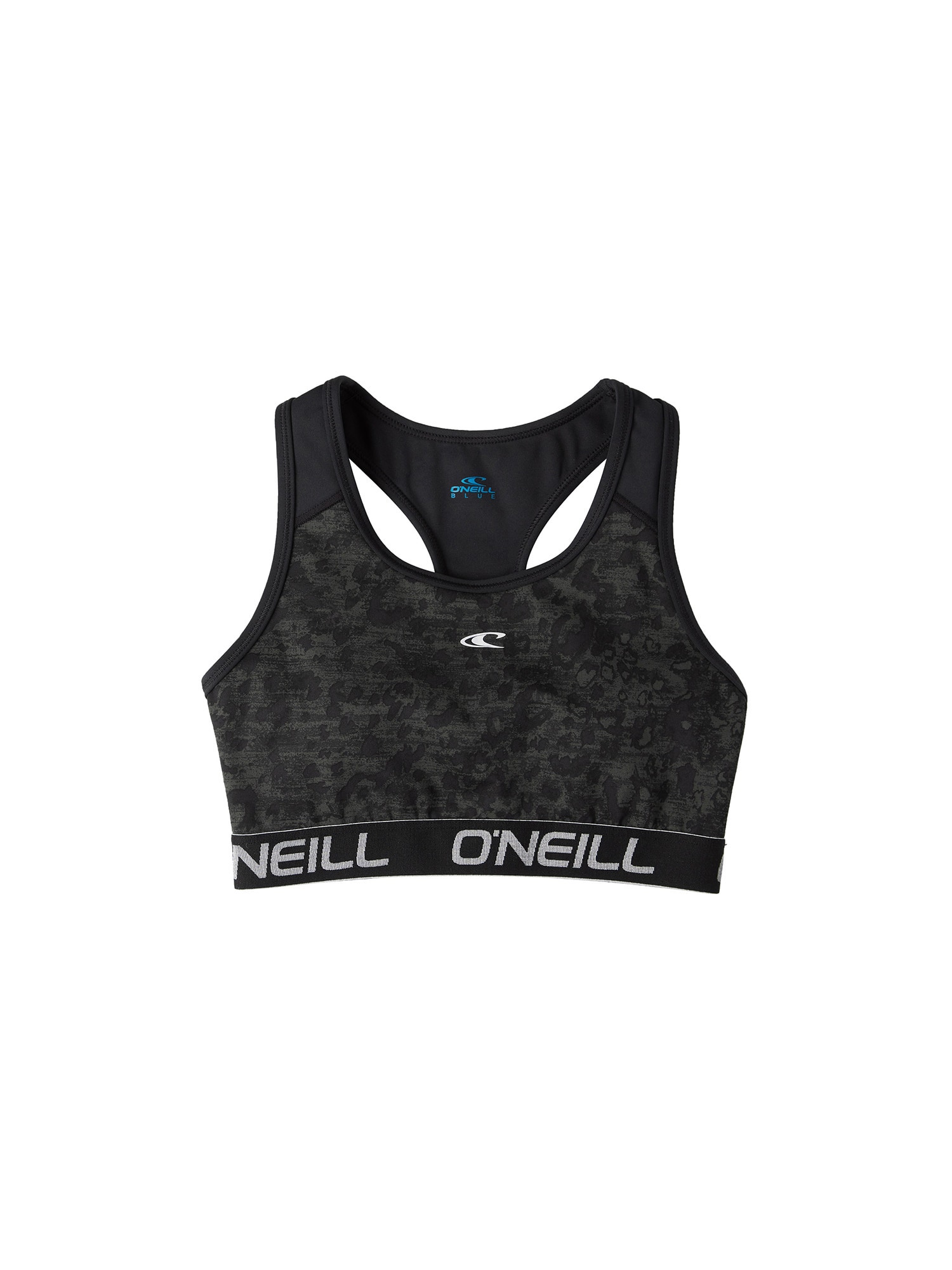 O'NEILL Sport top  sötétszürke / fehér / fekete
