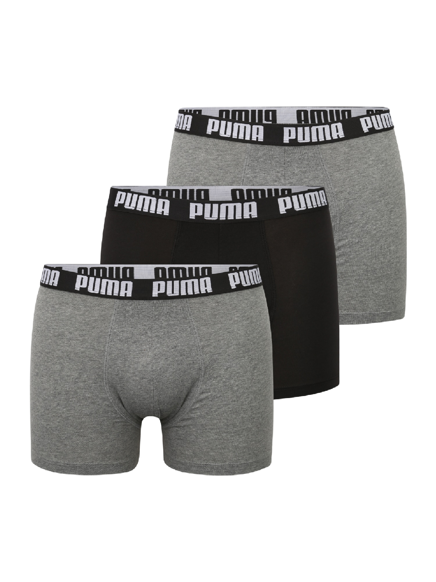 PUMA Boxeralsók  antracit / szürke melír / fehér