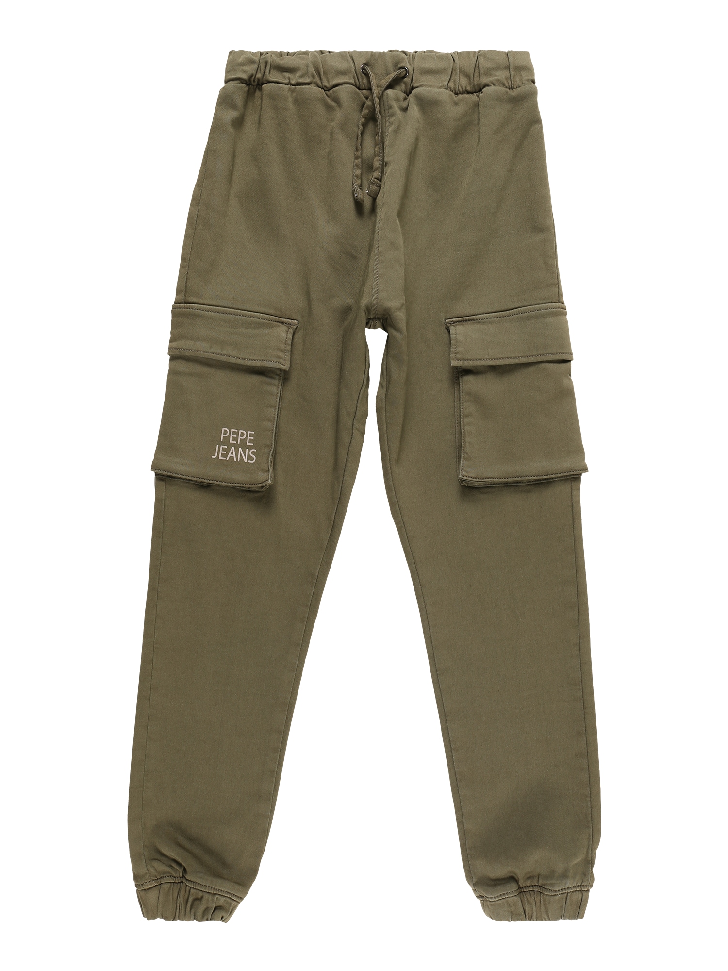 Pepe Jeans Nadrág 'JUSTIN'  khaki / fehér