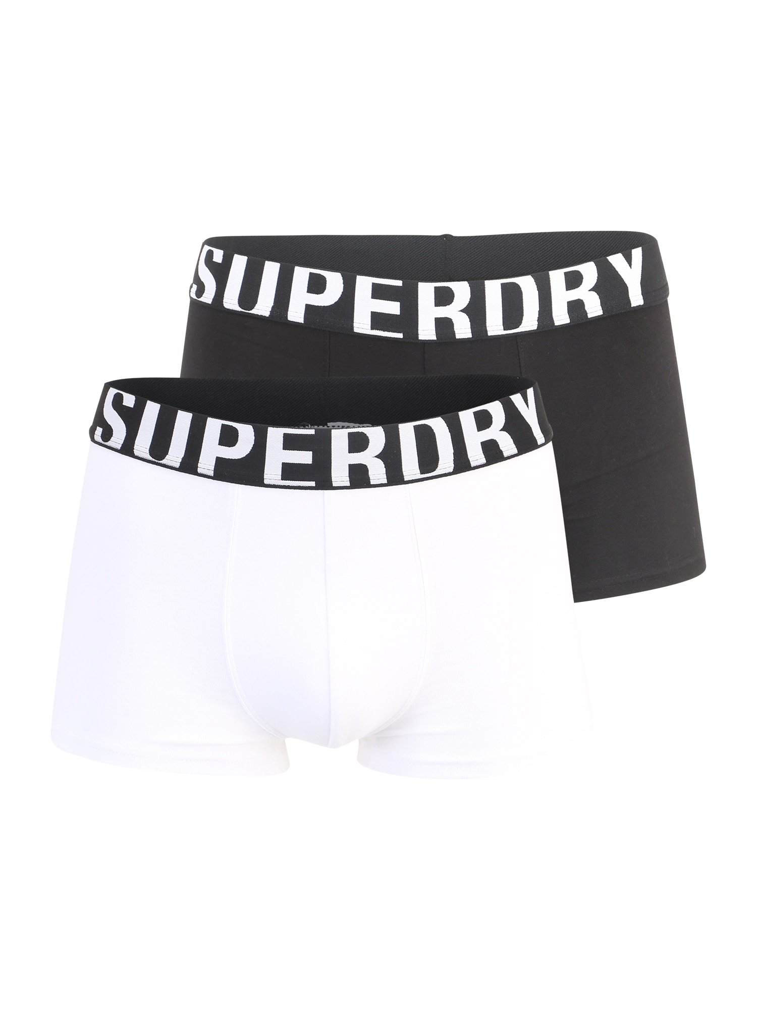 Superdry Boxeralsók  fehér / fekete