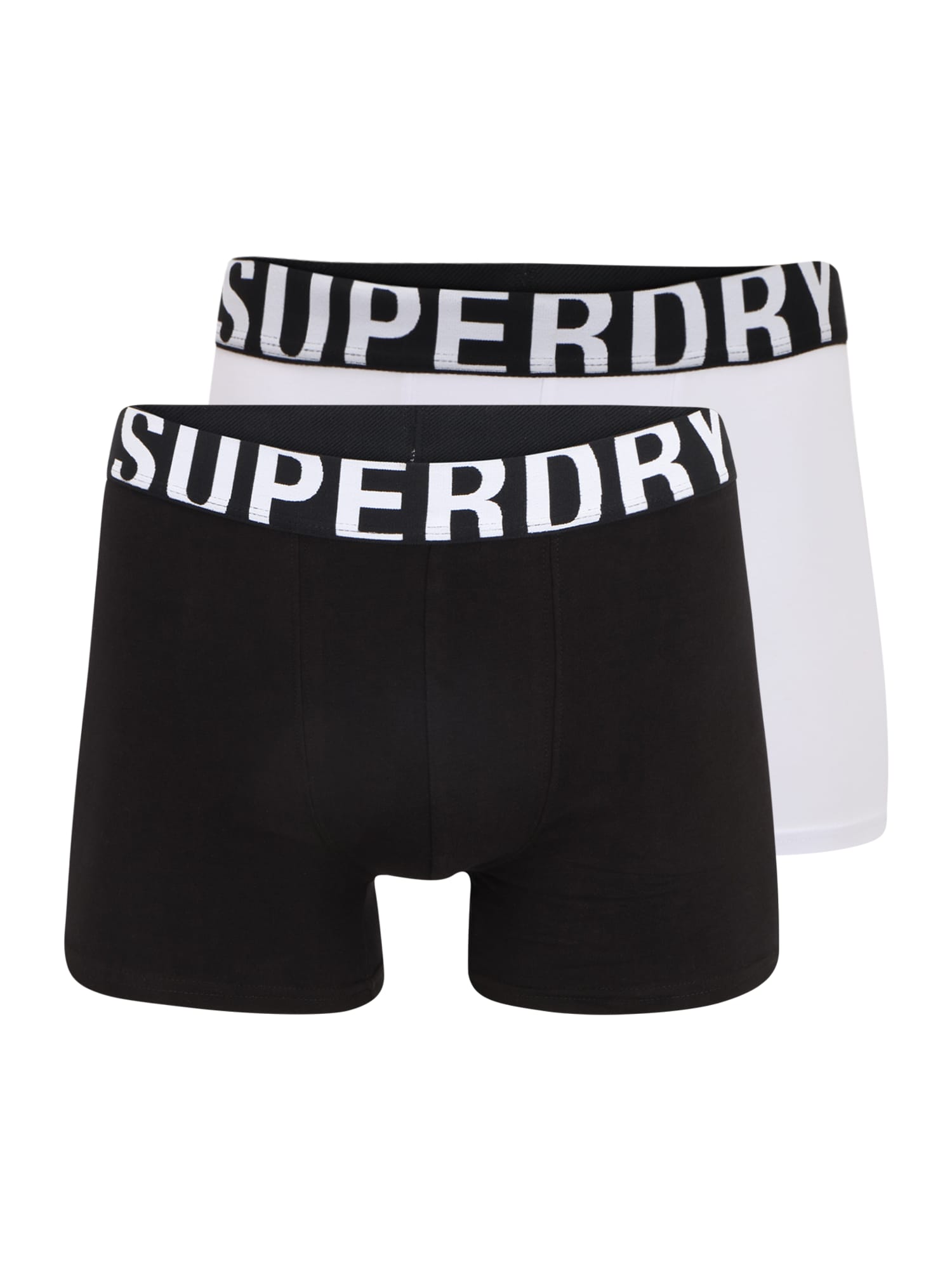 Superdry Boxeralsók  fekete / fehér