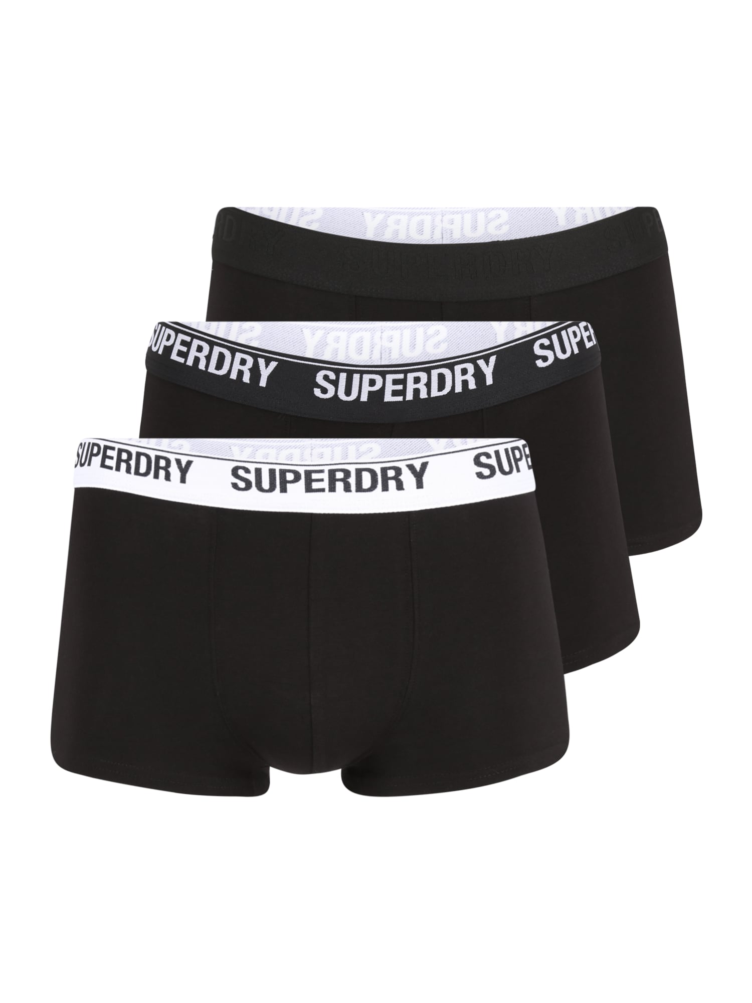 Superdry Boxeralsók  fekete / kék / fehér