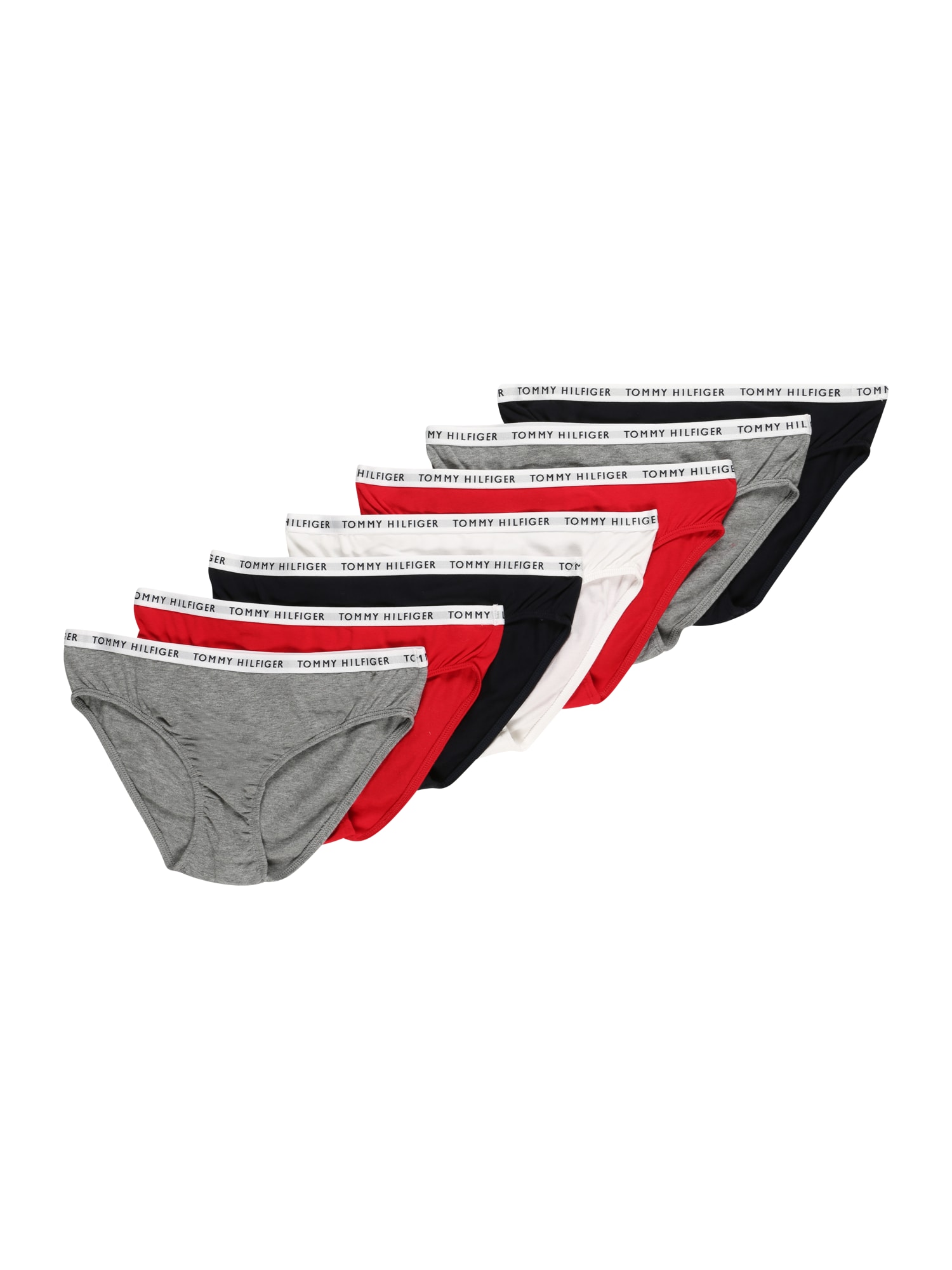 Tommy Hilfiger Underwear Alsónadrág  fehér / szürke melír / piros / fekete