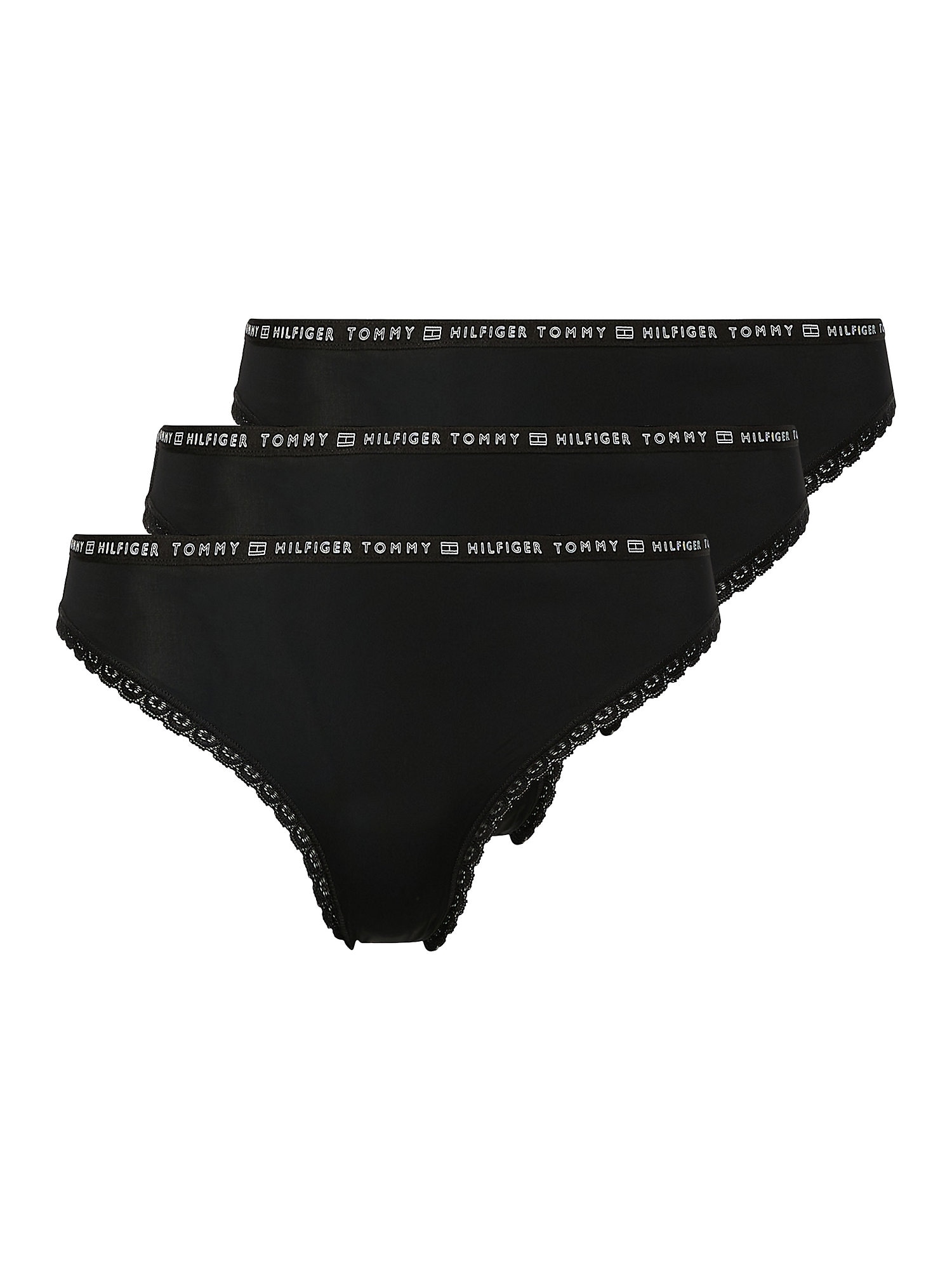 Tommy Hilfiger Underwear Slip  fekete / fehér