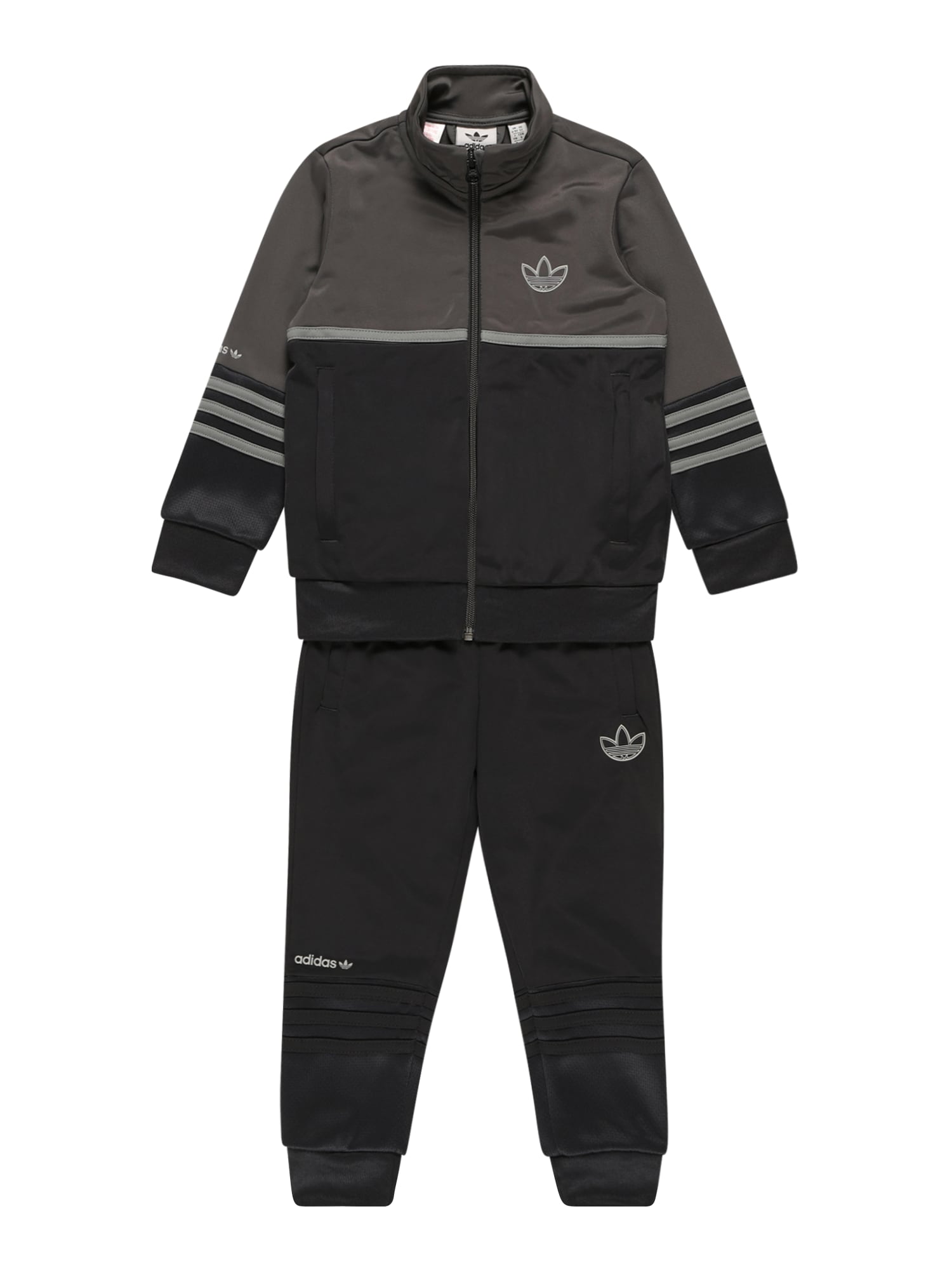 ADIDAS ORIGINALS Jogging ruhák  szürke / fekete / sötétszürke