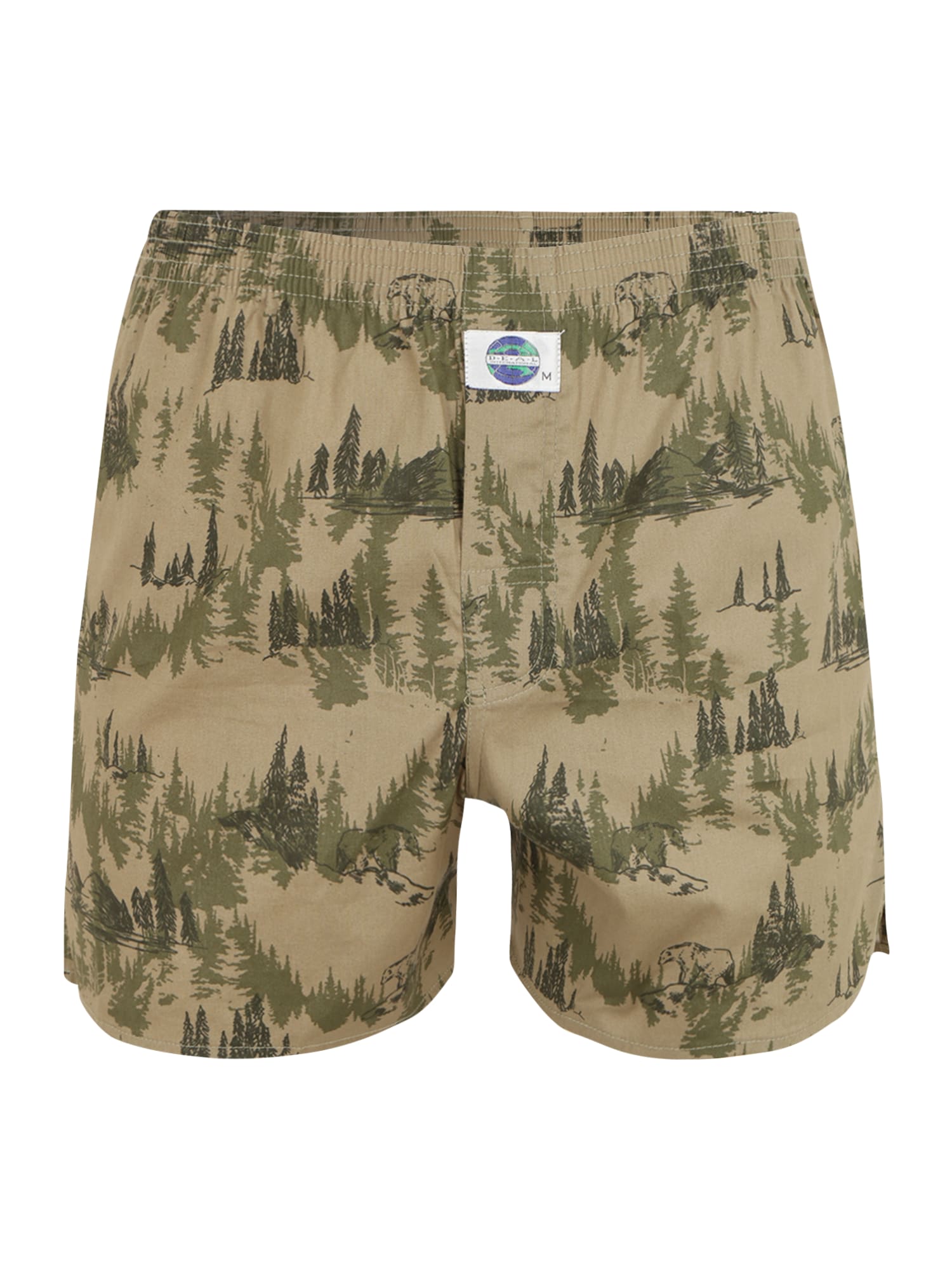 D.E.A.L International Boxeralsók 'Wald'  khaki / sötétzöld / világoszöld