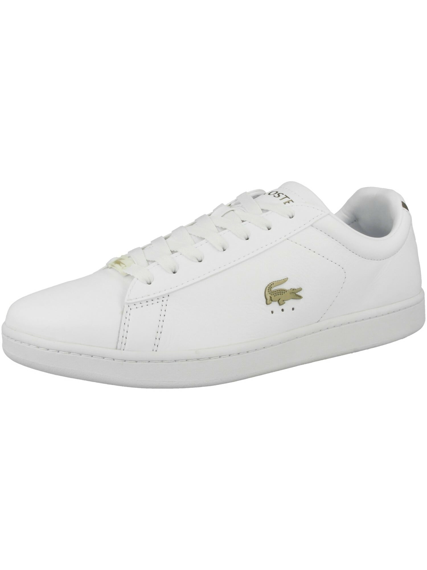 LACOSTE Rövid szárú edzőcipők 'Carnaby Evo 07213'  fehér / világoszöld