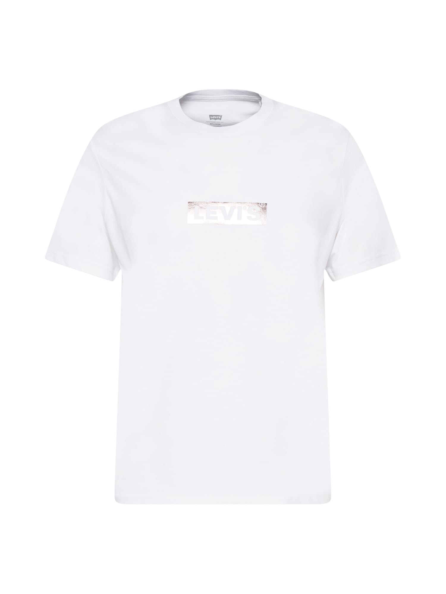 LEVI'S Póló  fehér / ezüst