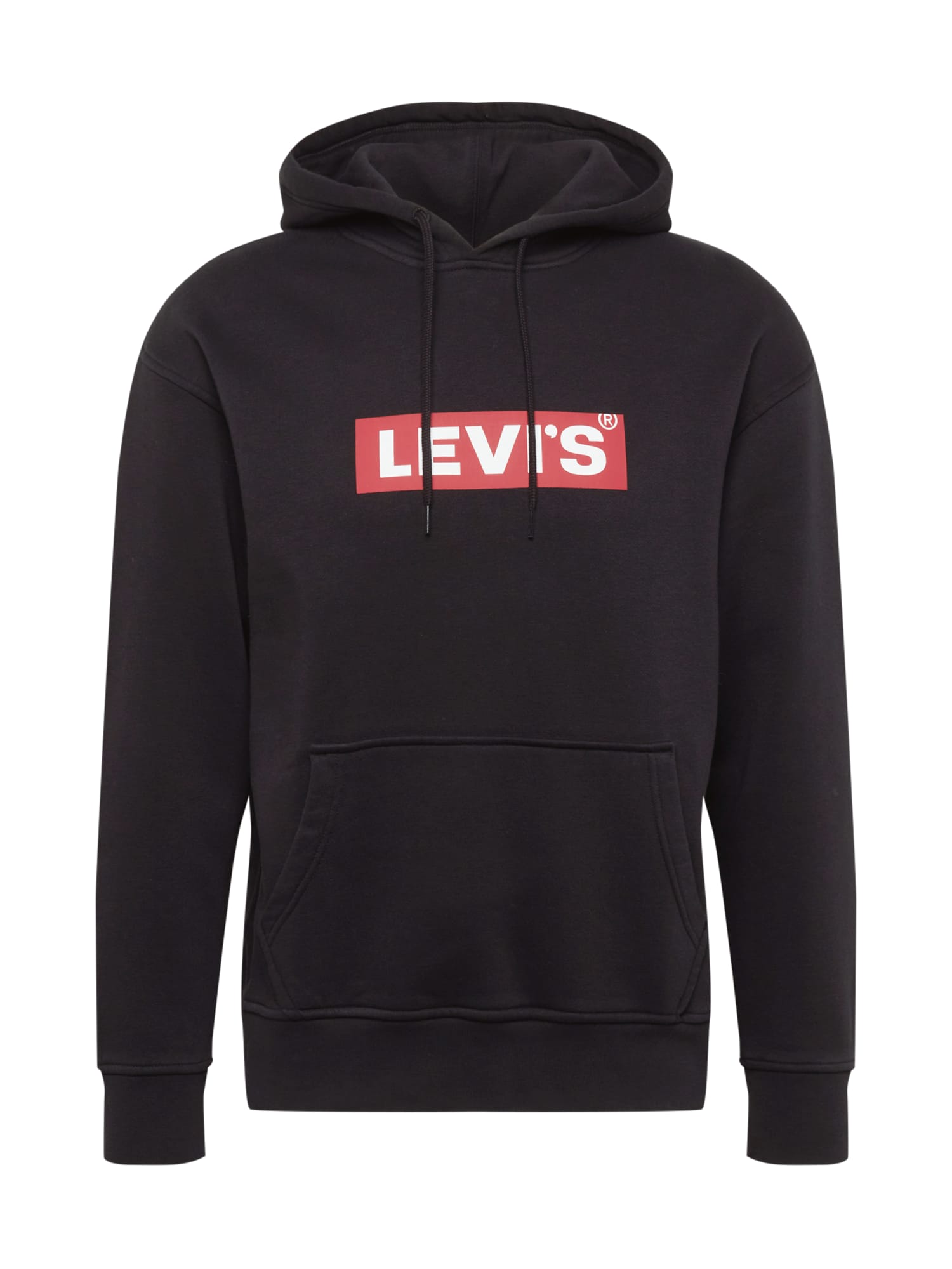 LEVI'S Tréning póló  fekete / fehér / piros