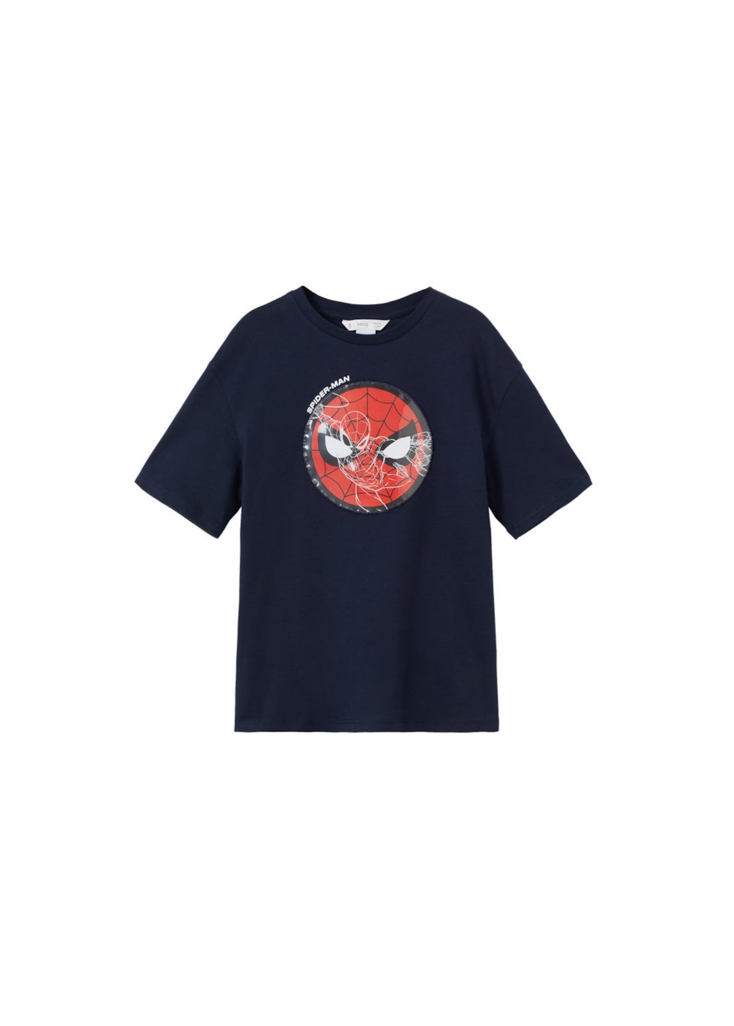 MANGO KIDS Póló 'Spi'  tengerészkék / piros / fekete