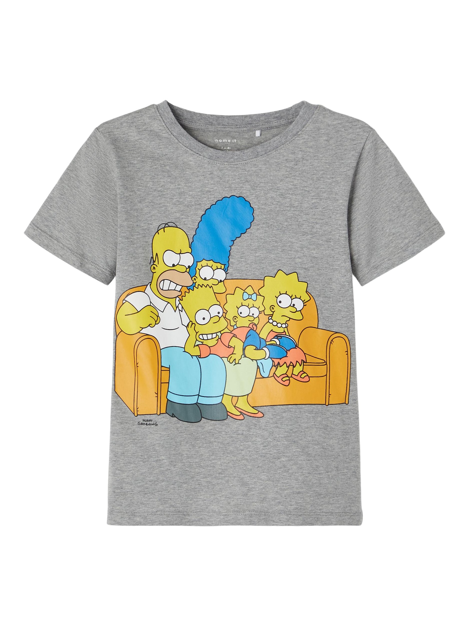 NAME IT Póló 'Simpsons'  vegyes színek / szürke melír