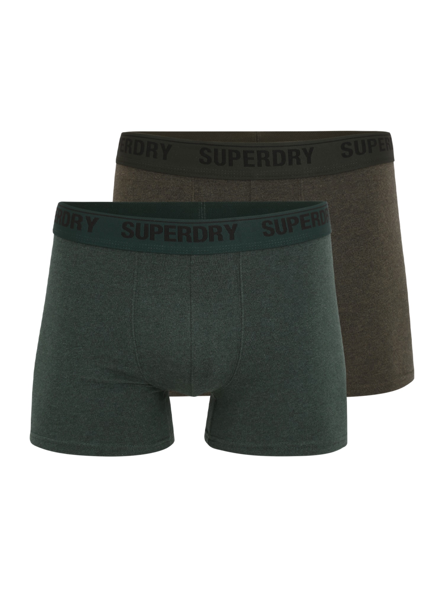 Superdry Boxeralsók  khaki / sötétzöld / fekete
