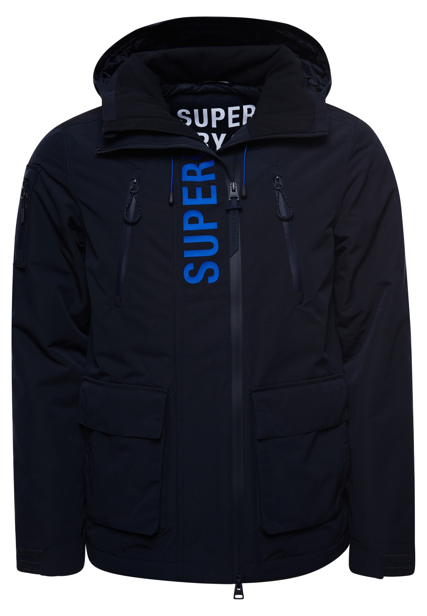 Superdry Funkcionális dzseki 'Ultimate SD'  fekete / kék